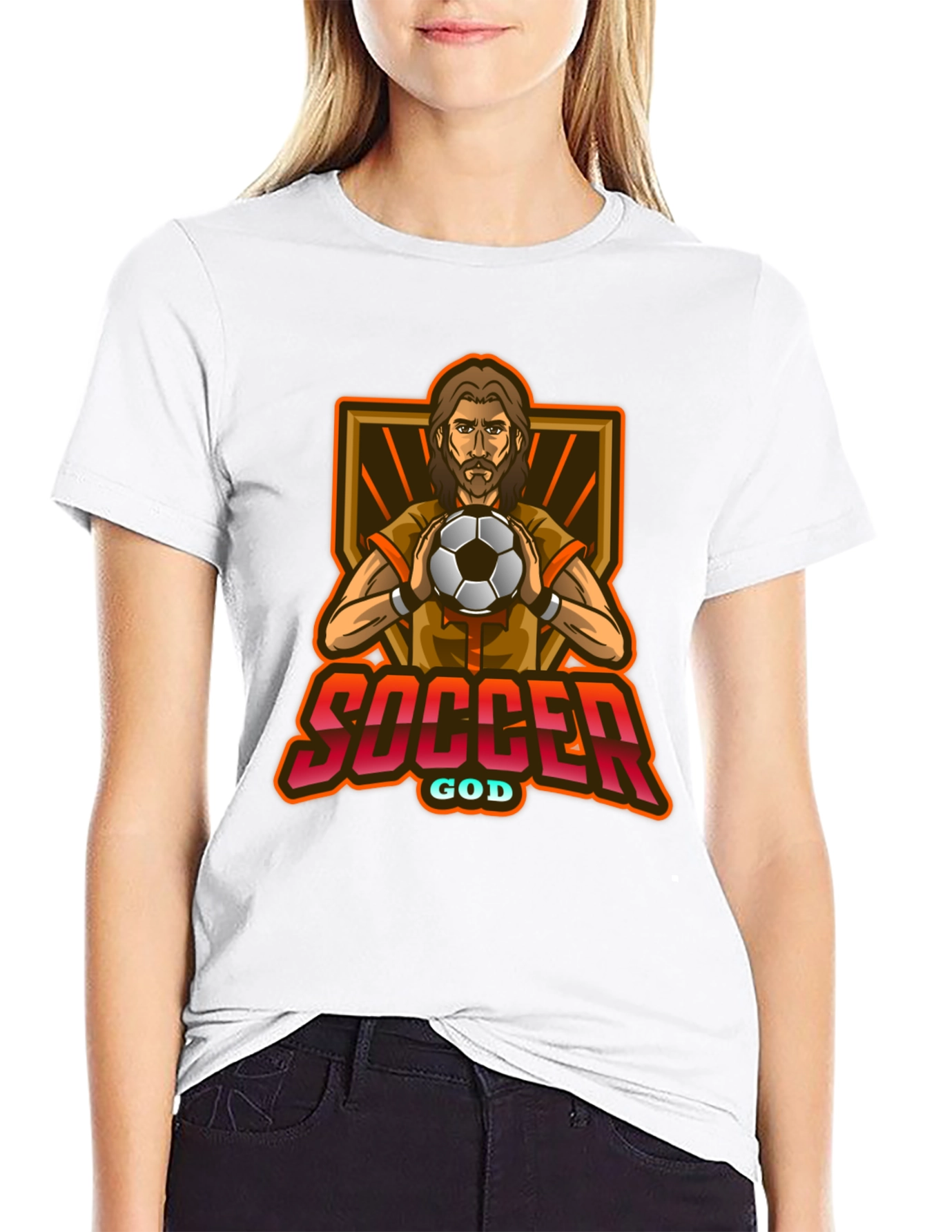 Soccer God Graphic T-Shirt - Stylish & Unique Design