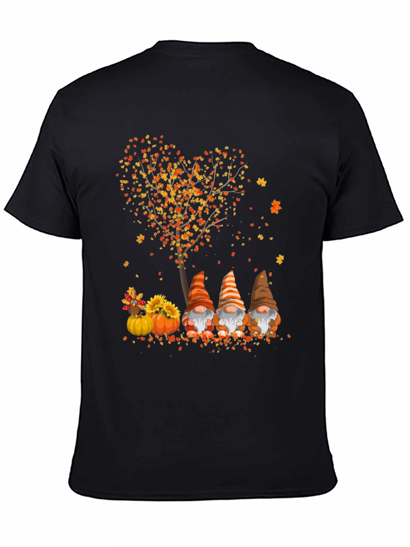 Fall Gnomes Thanksgiving T-Shirt - Cute Autumn Design