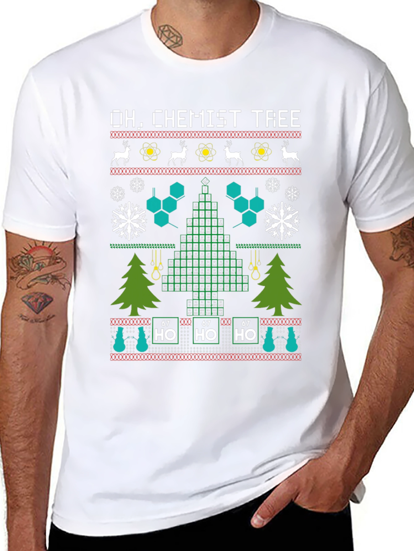 Oh Chemist Tree Holiday T-Shirt