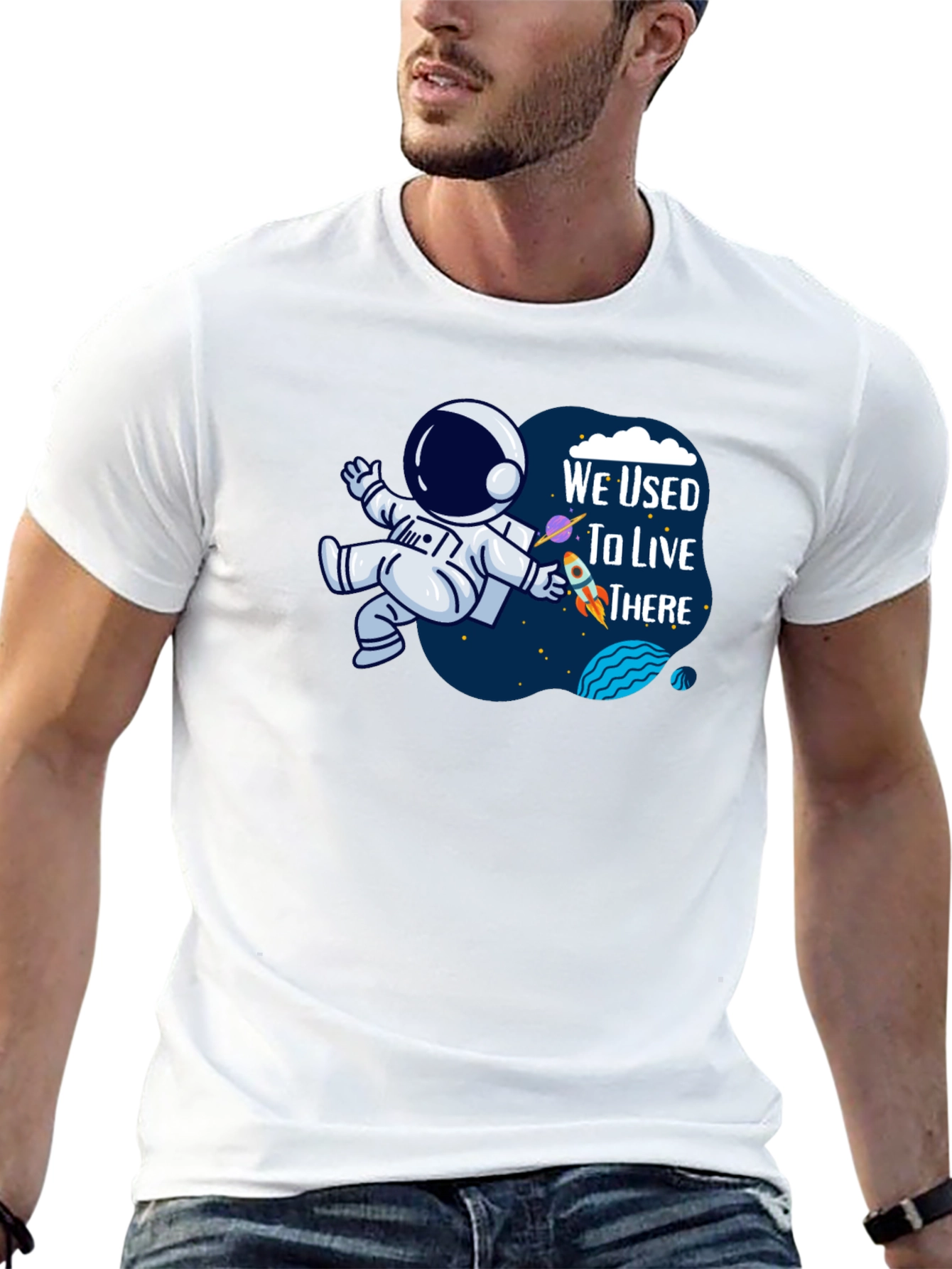 Astronaut Graphic Tee - We Used To Live There