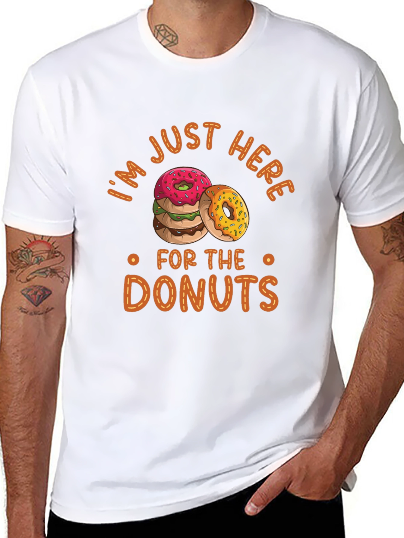 Im Just Here for the Donuts T-Shirt