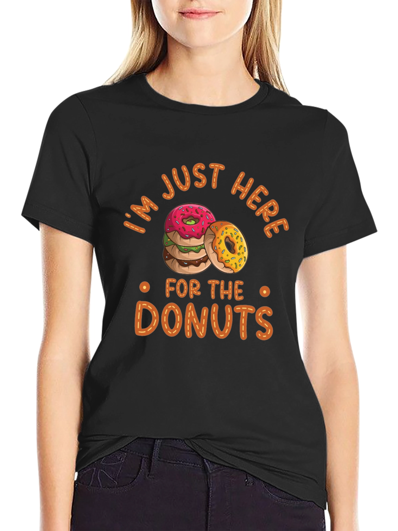 Im Just Here for the Donuts T-Shirt