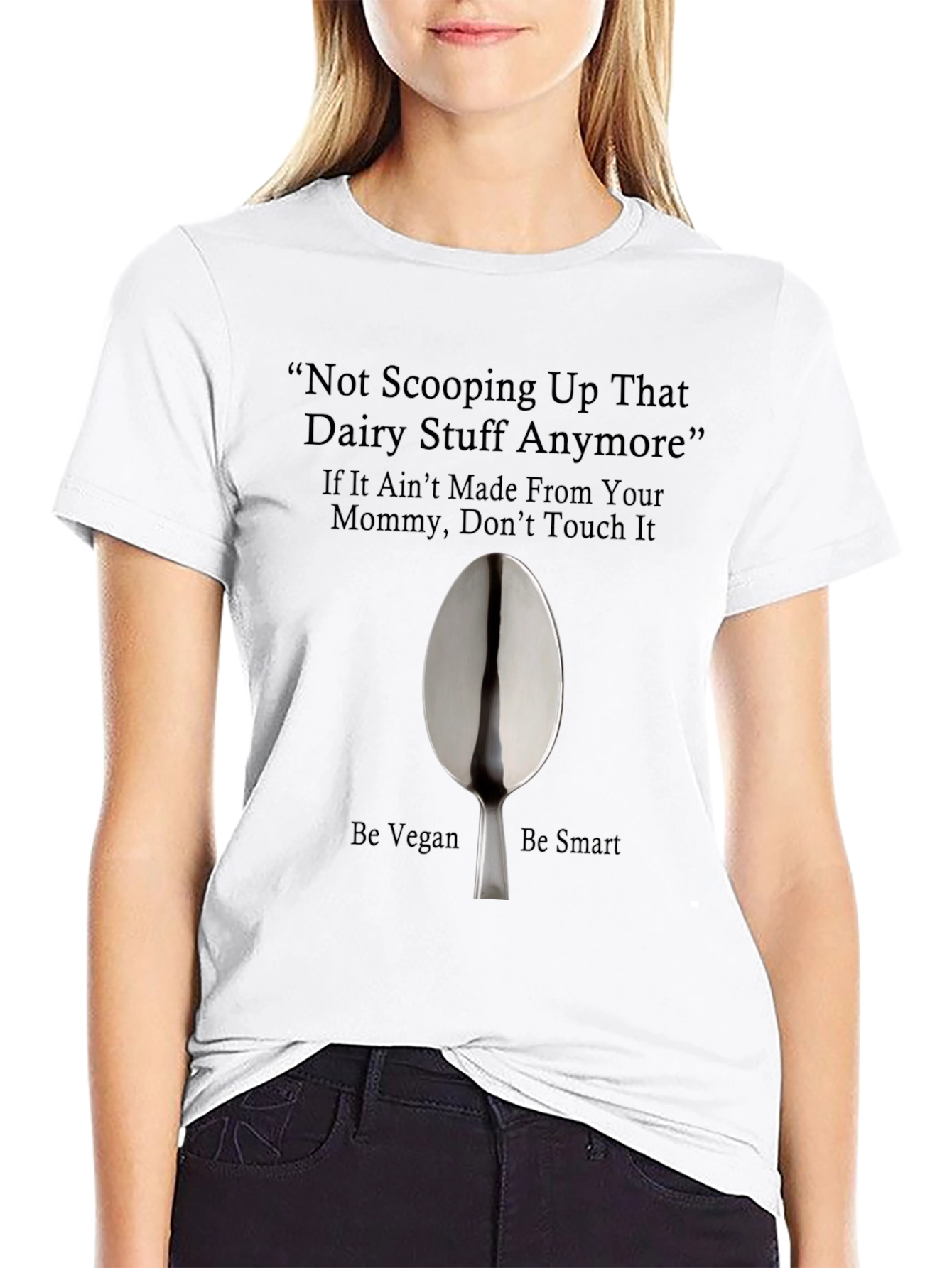 Vegan T-Shirt - Not Scooping Up That Dairy