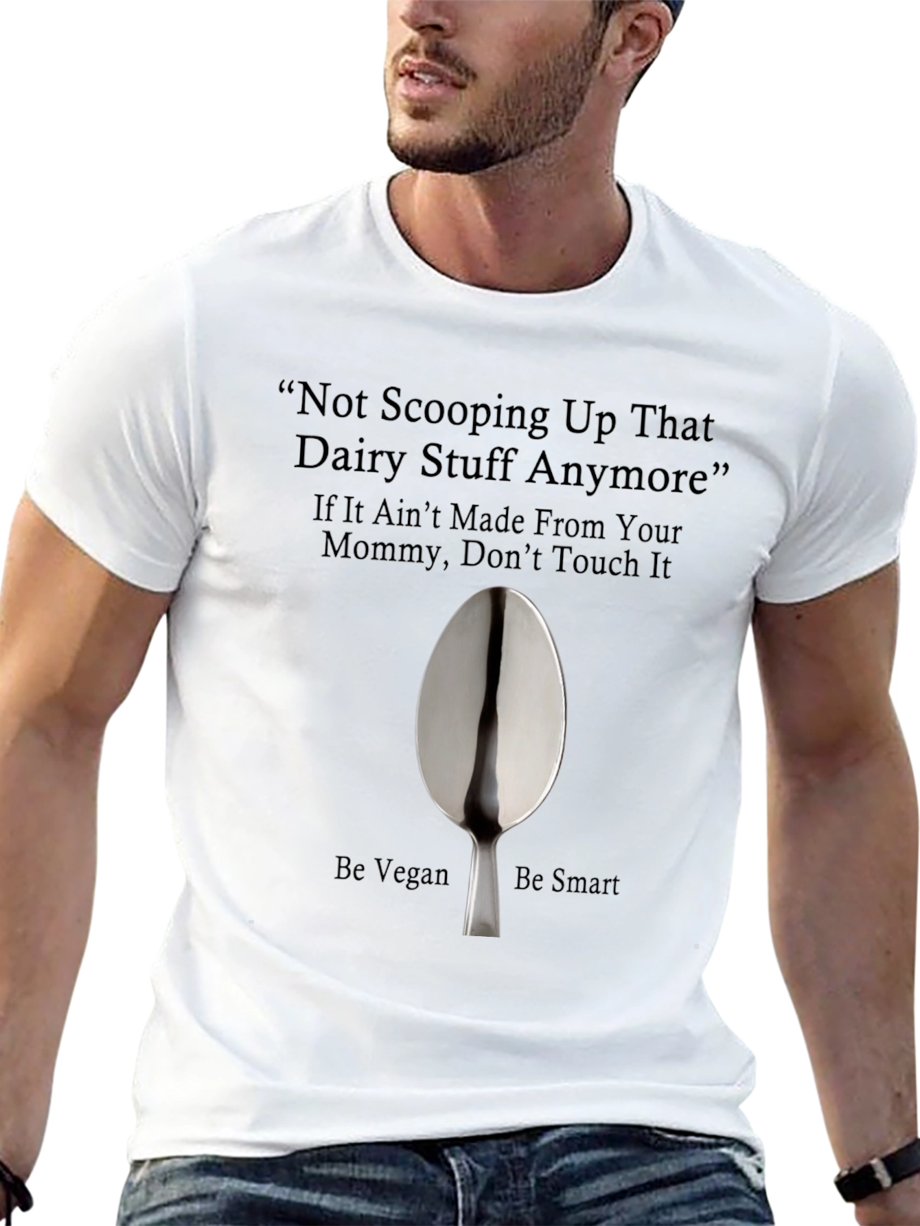 Vegan T-Shirt - Not Scooping Up That Dairy
