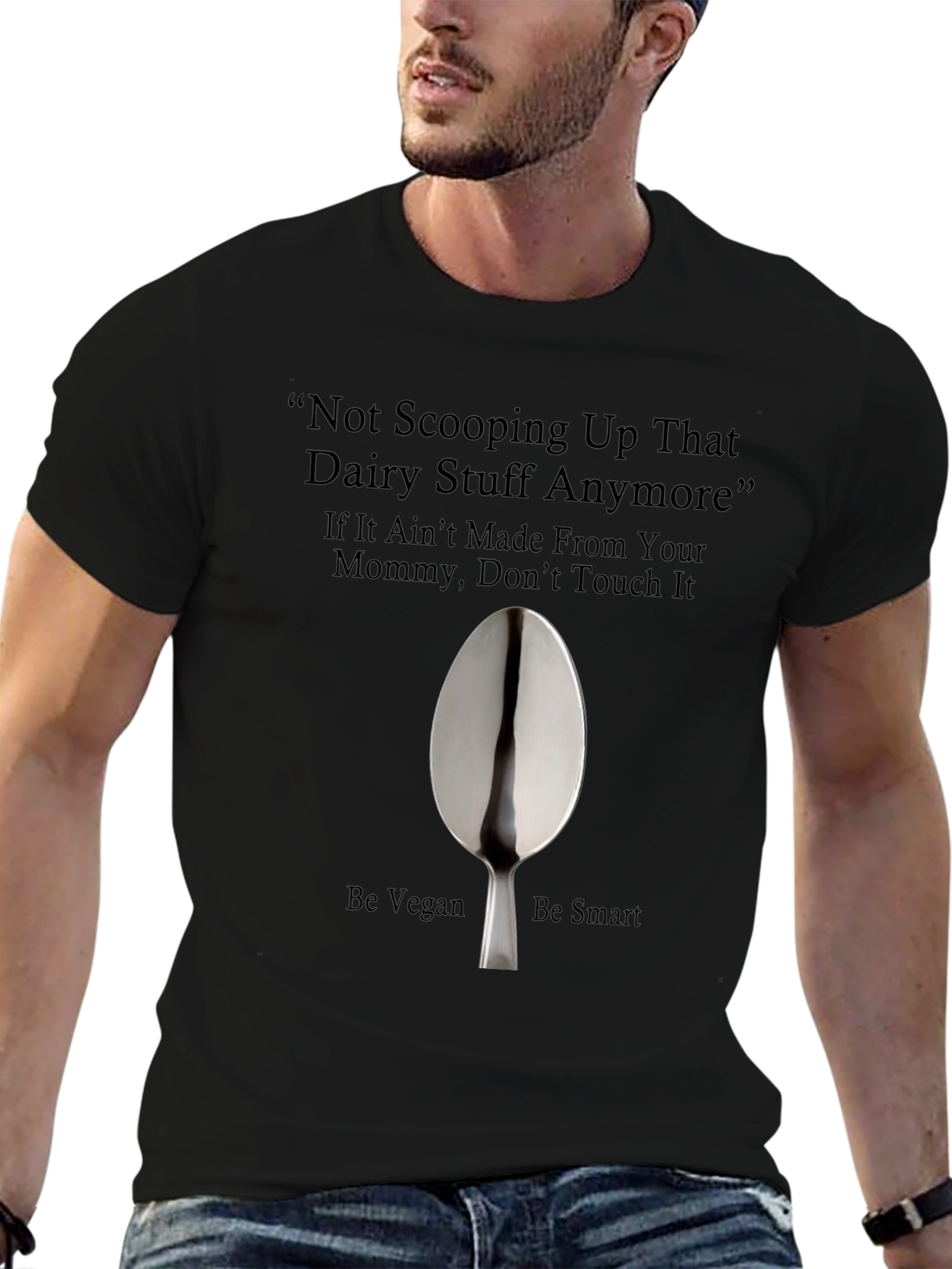 Vegan T-Shirt - Not Scooping Up That Dairy
