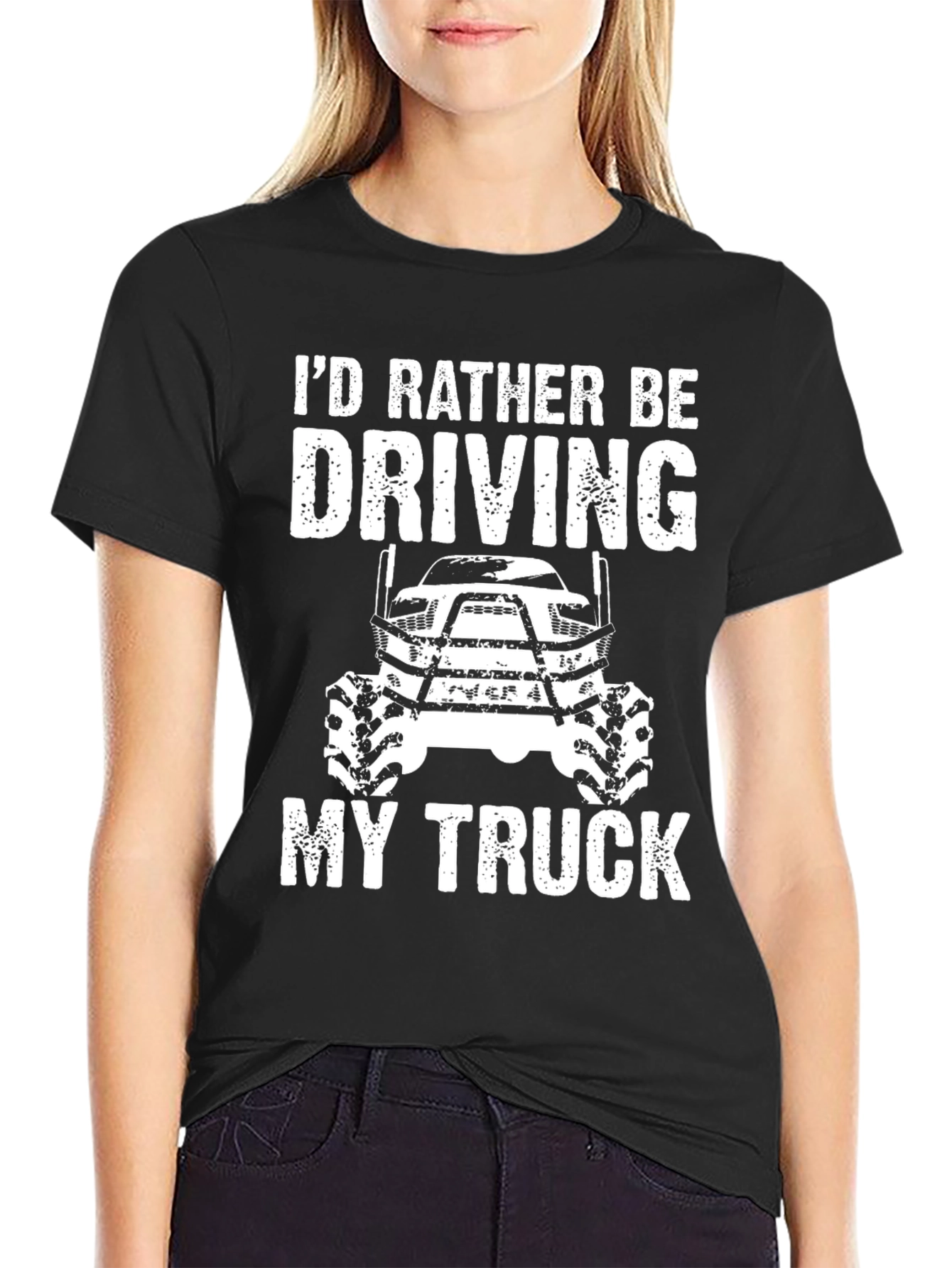 Id Rather Be Driving My Truck T-Shirt