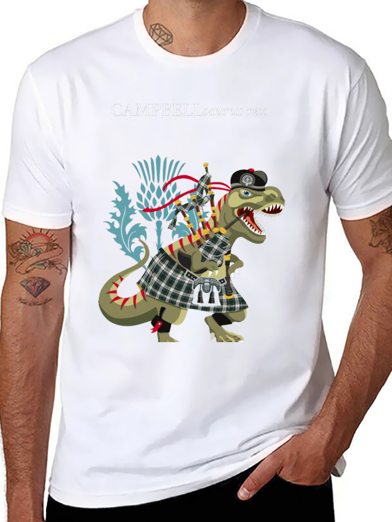 Campbell-saurus Rex Funny T-Shirt