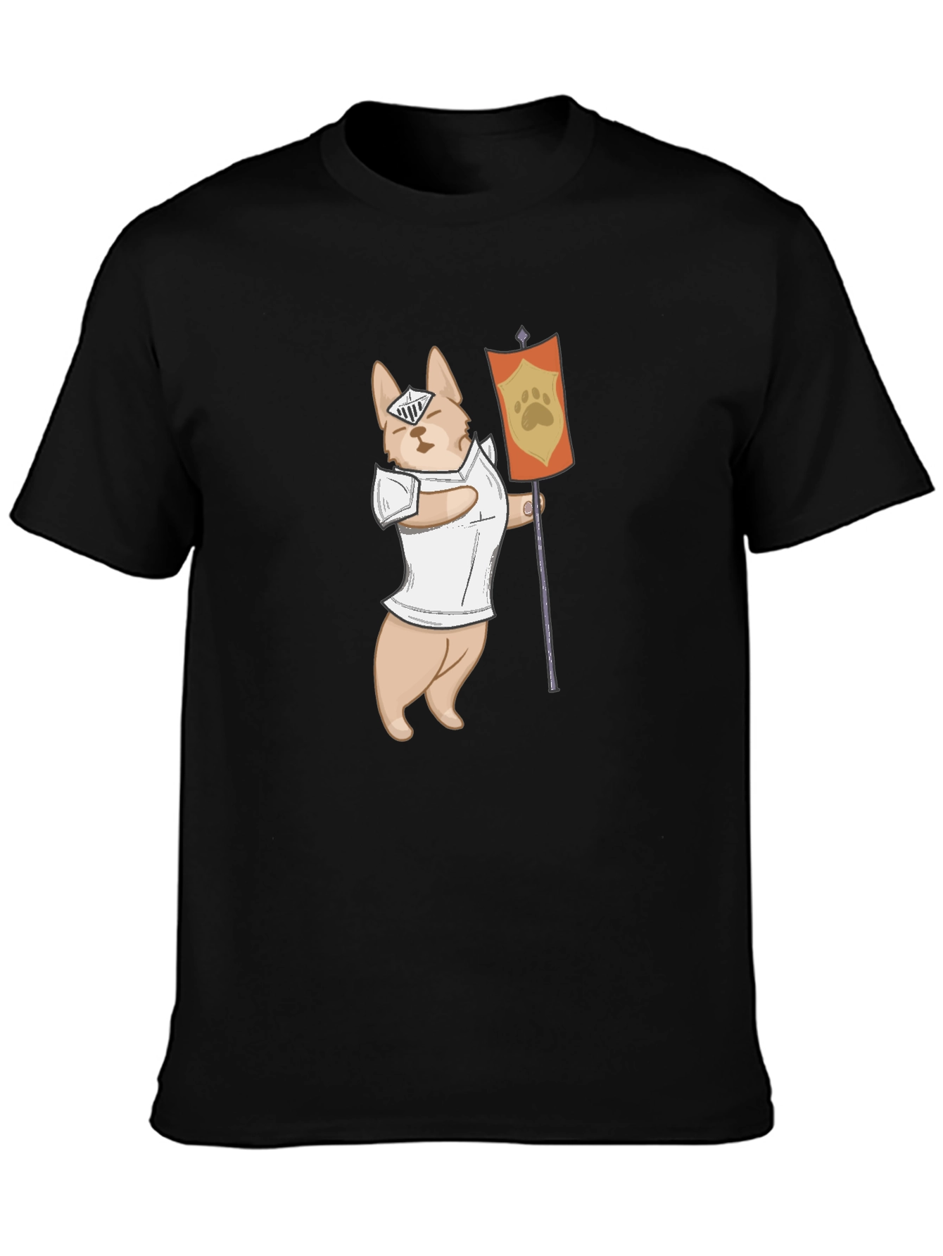 Dog Knight T-Shirt - Funny Canine Warrior Tee