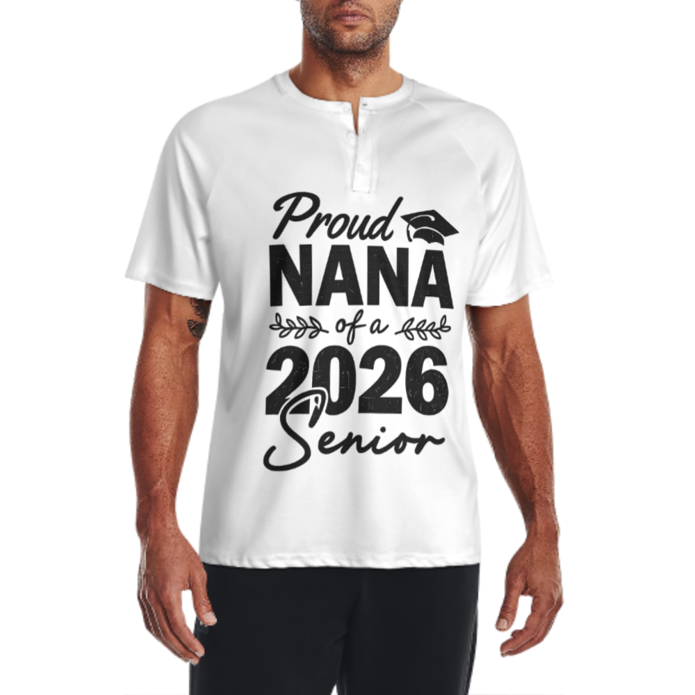 Proud Nana of a 2026 Senior Shirt – Graduation Family Support Tee – Class of 2026 Graphic T-Shirt(z193)