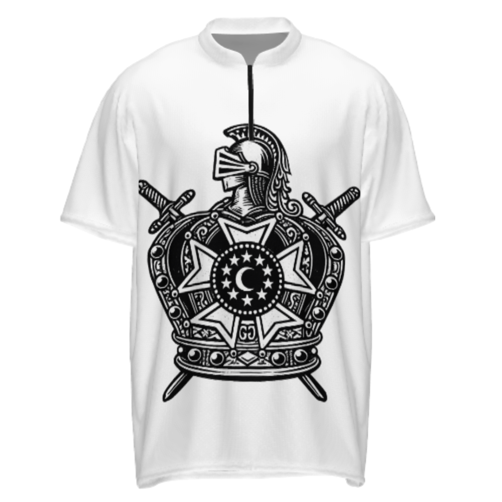 Medieval Knight Crest Graphic T-Shirt – Vintage Crown & Sword Heraldic Armor Tee(z202)