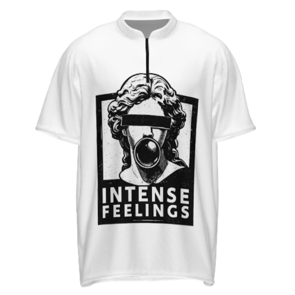 Intense Feelings Aesthetic Graphic T-Shirt – Vintage Statue Bubblegum Streetwear Tee(z205)