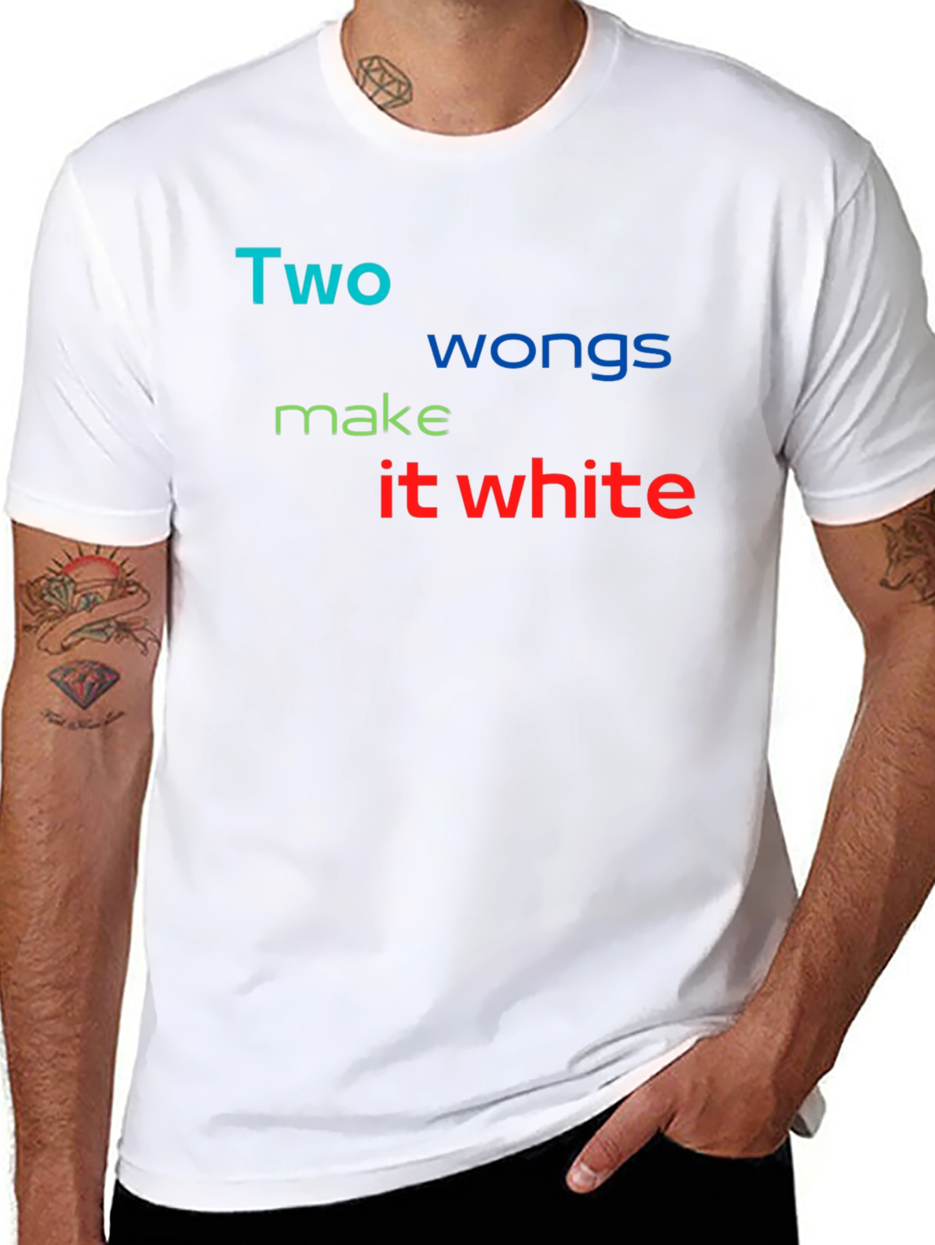 Two Wongs Make it White T-Shirt