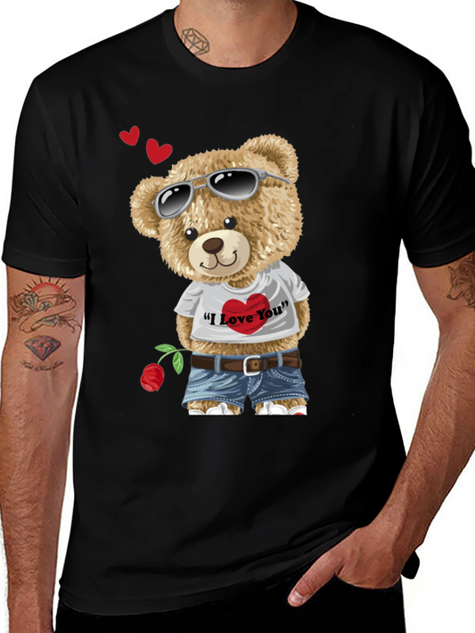 Teddy Bear I Love You Graphic T-Shirt
