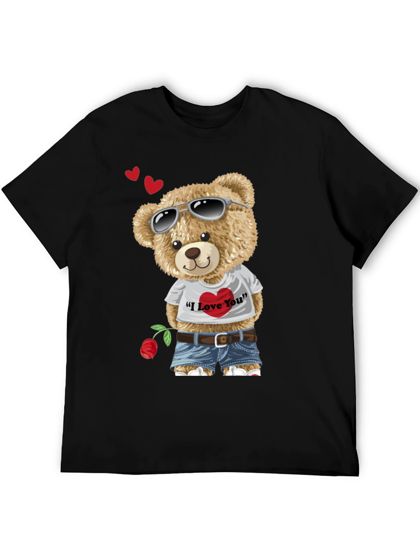 Teddy Bear I Love You Graphic T-Shirt