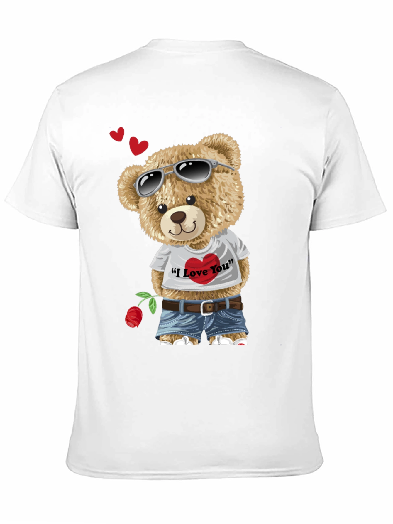 Teddy Bear I Love You Graphic T-Shirt