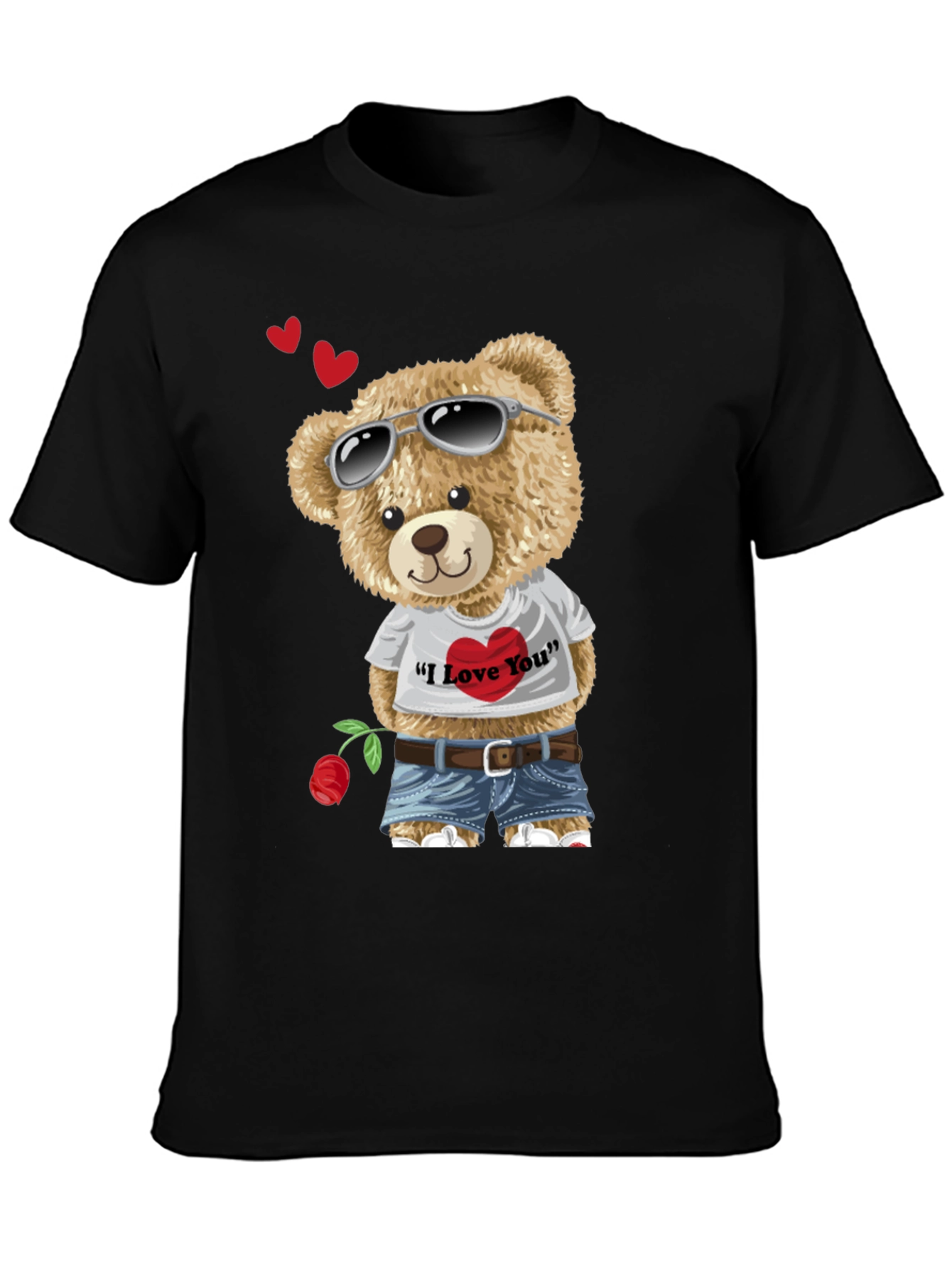 Teddy Bear I Love You Graphic T-Shirt
