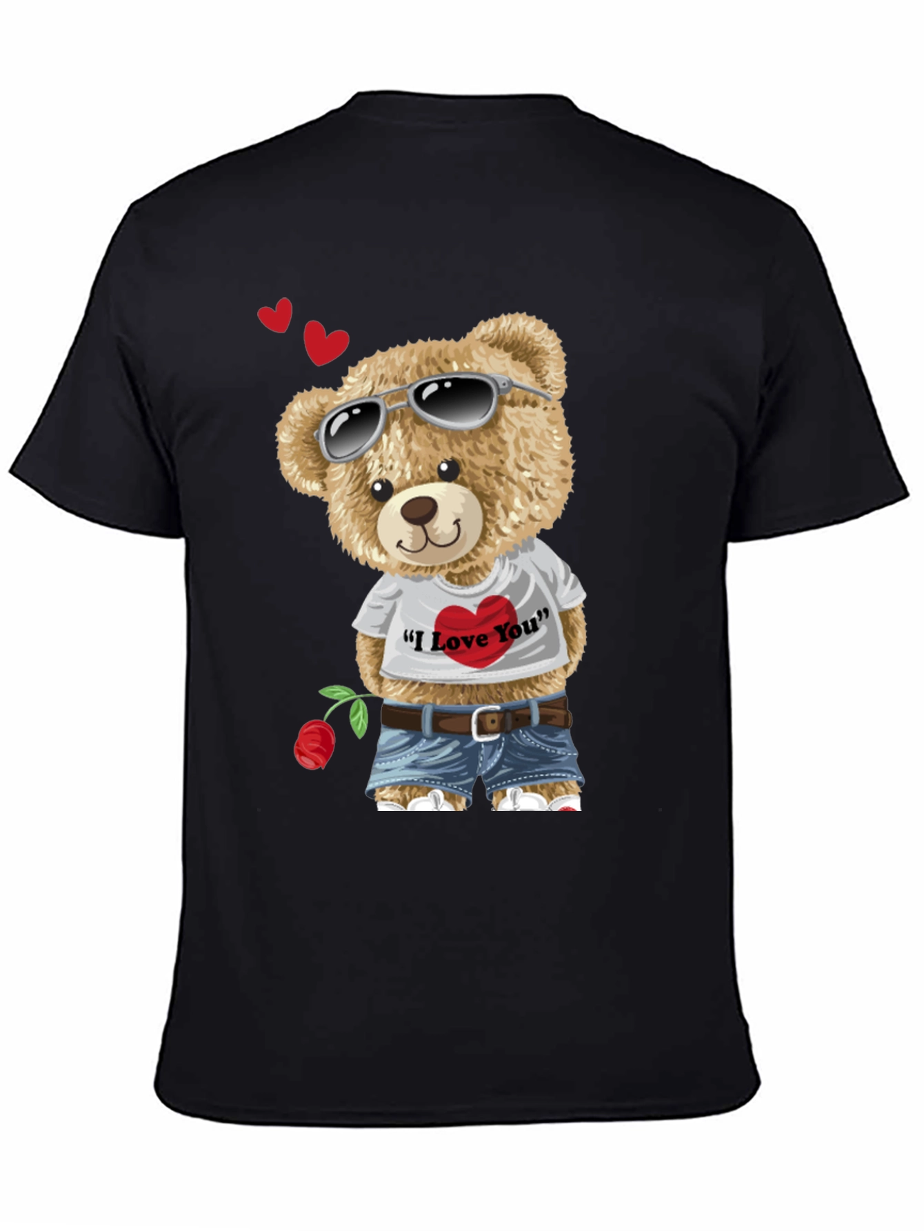 Teddy Bear I Love You Graphic T-Shirt