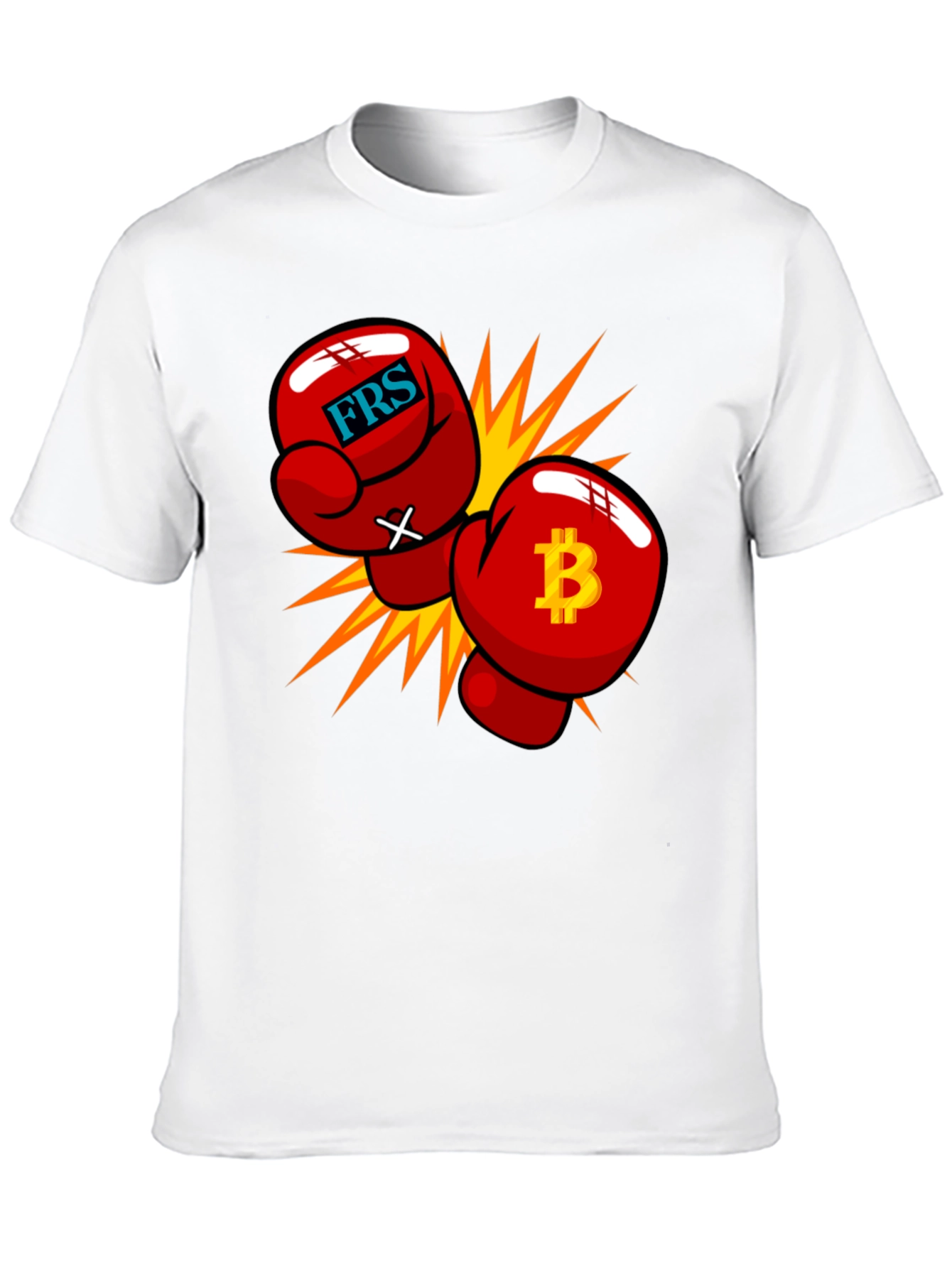 Bitcoin vs FRS Boxing Gloves T-Shirt