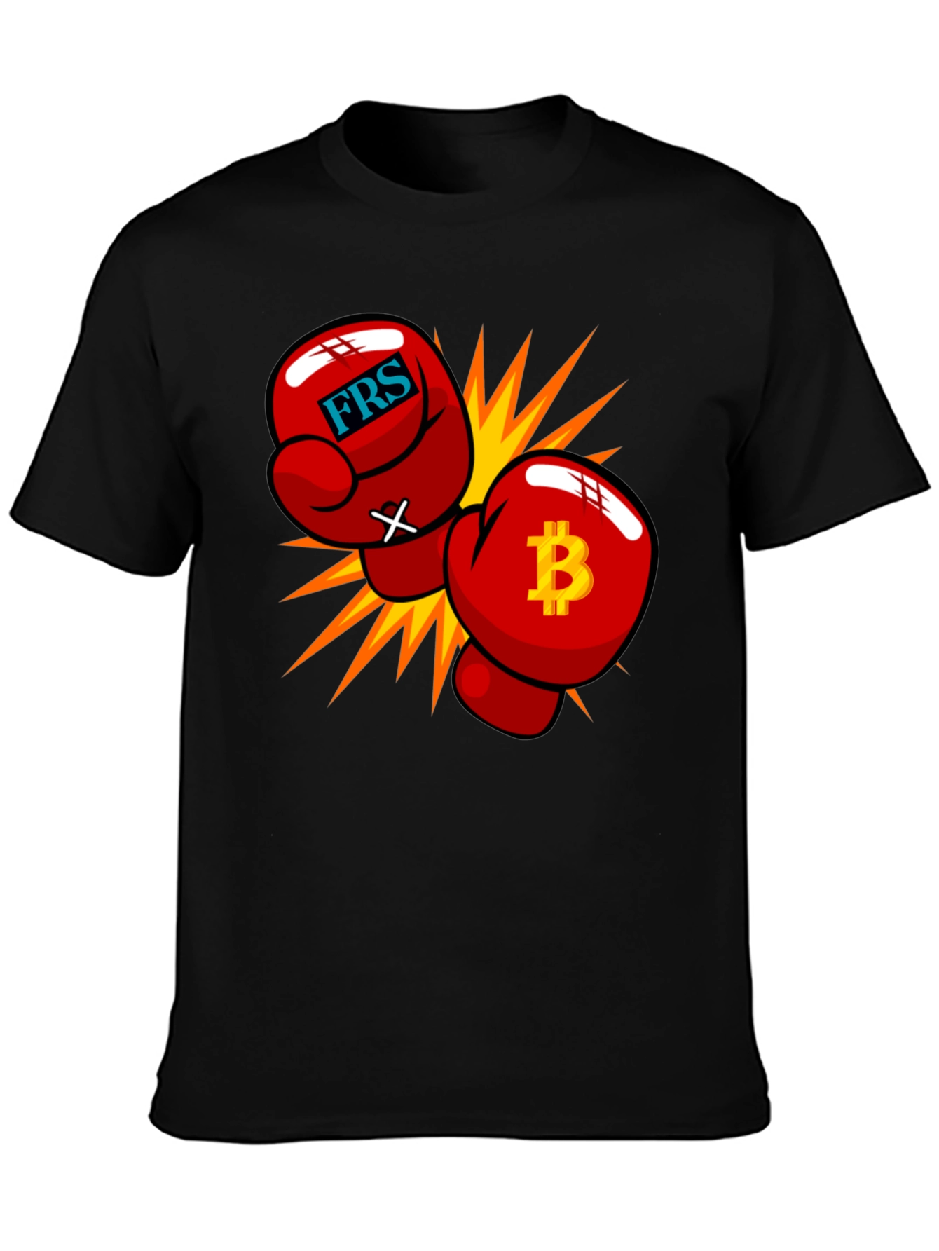 Bitcoin vs FRS Boxing Gloves T-Shirt
