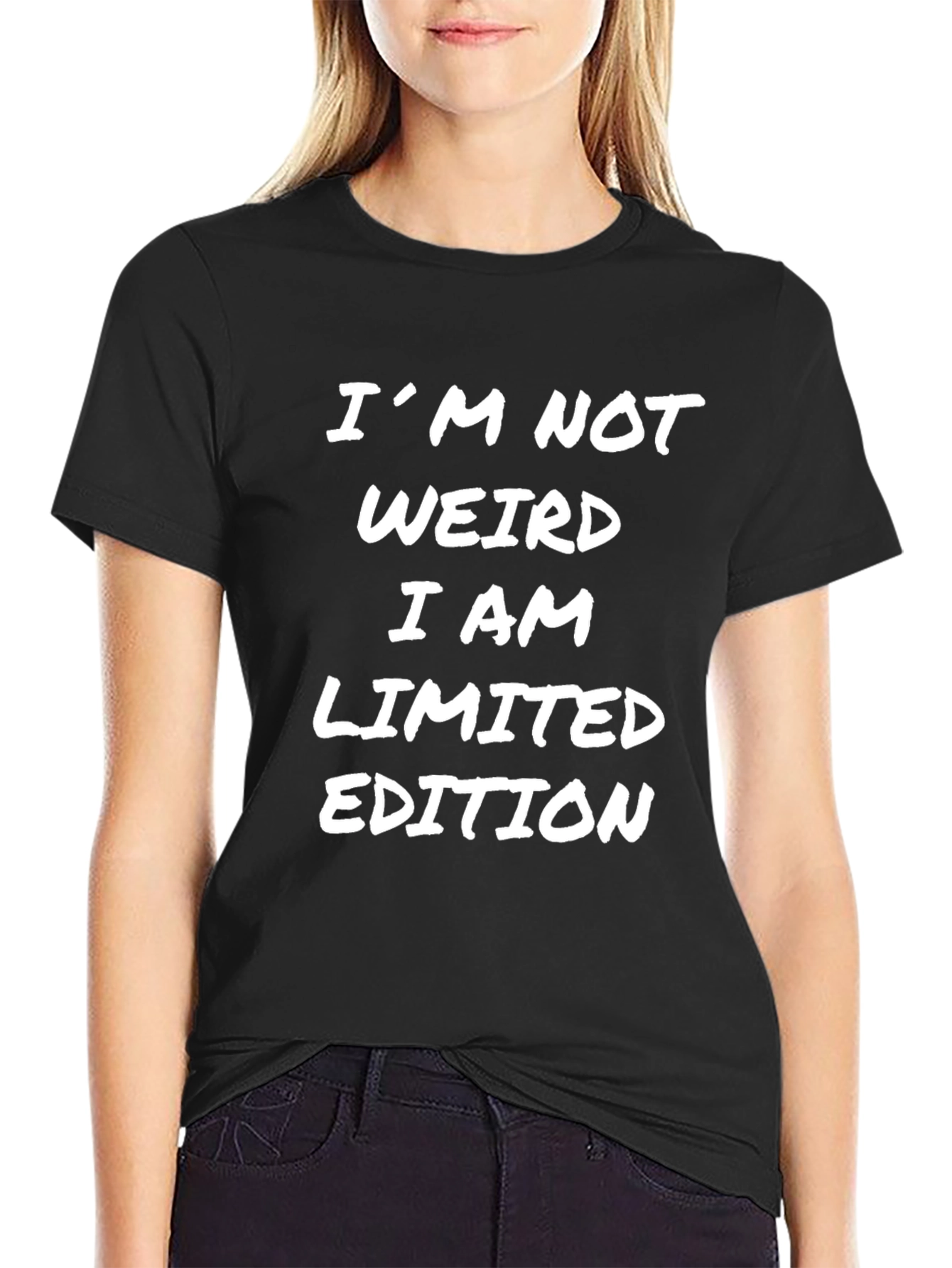 Im Not Weird Limited Edition Black T-Shirt
