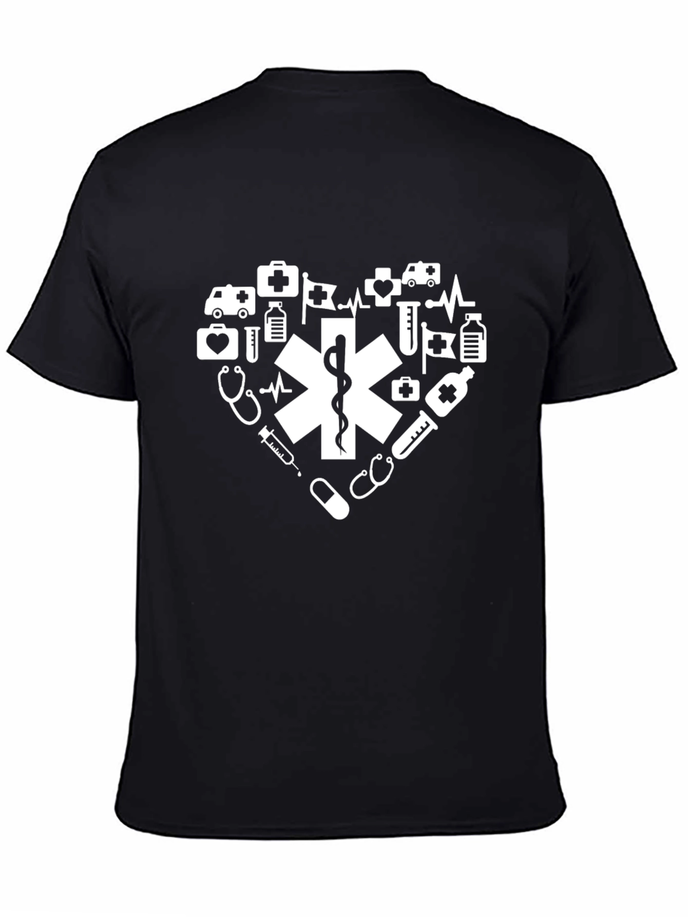 Medical Heart T-Shirt - EMT Doctor Nurse Tee