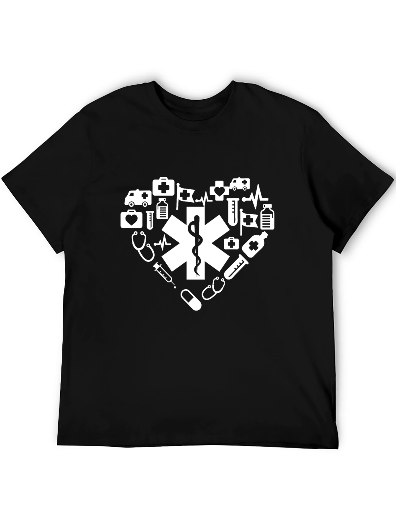 Medical Heart T-Shirt - EMT Doctor Nurse Tee
