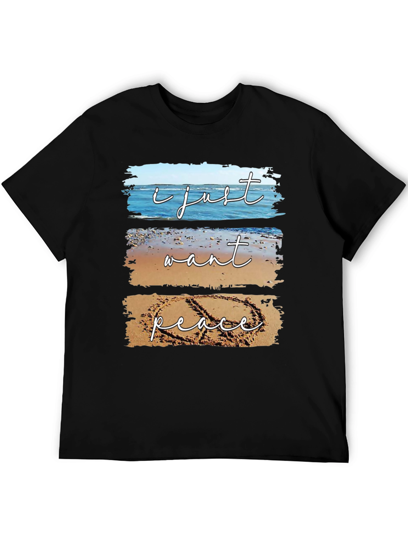 Peace Beach T-Shirt - Relaxed Coastal Vibes