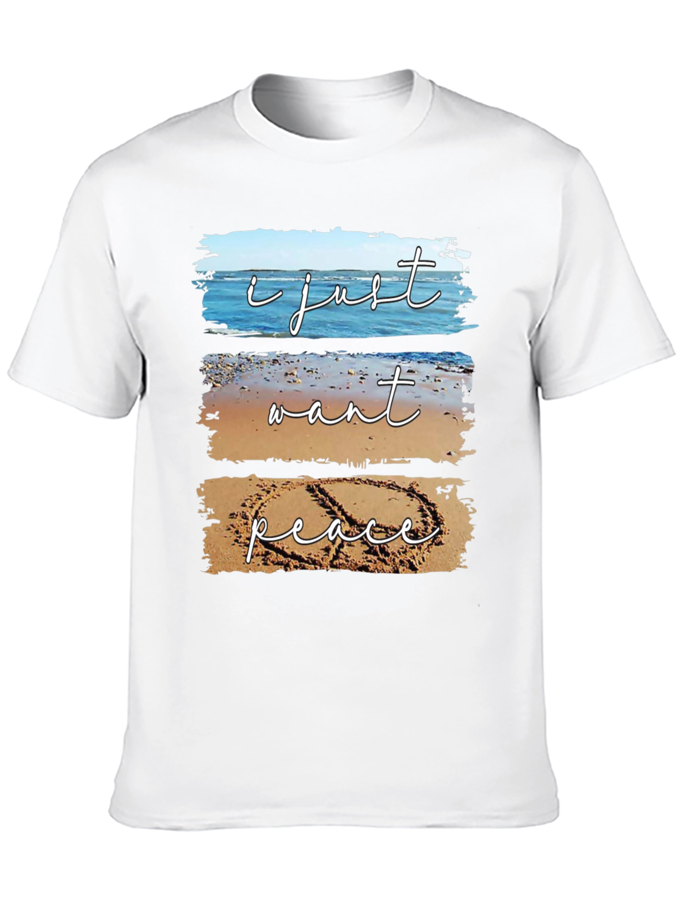 Peace Beach T-Shirt - Relaxed Coastal Vibes