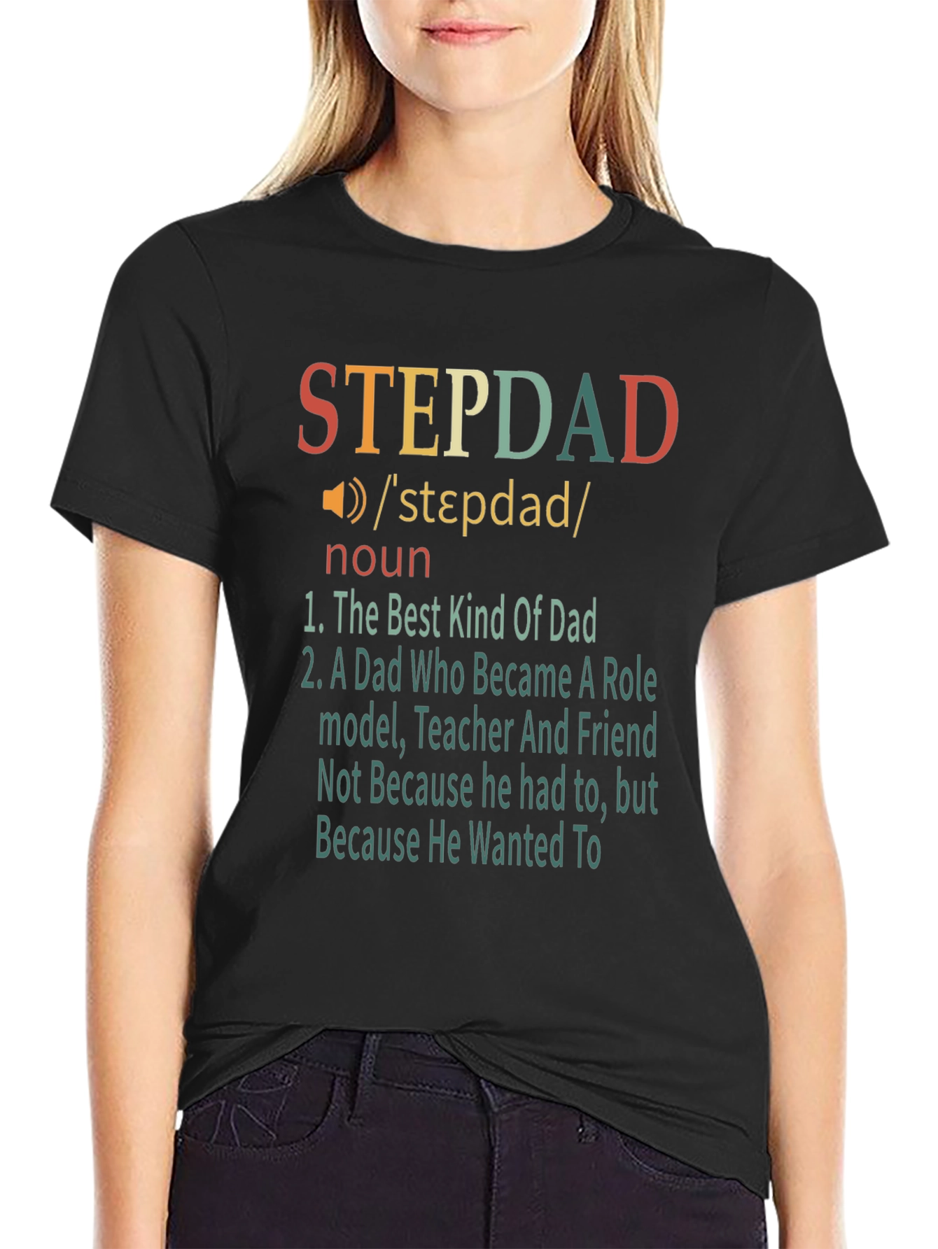 Stepdad Definition T-Shirt - Best Kind of Dad!
