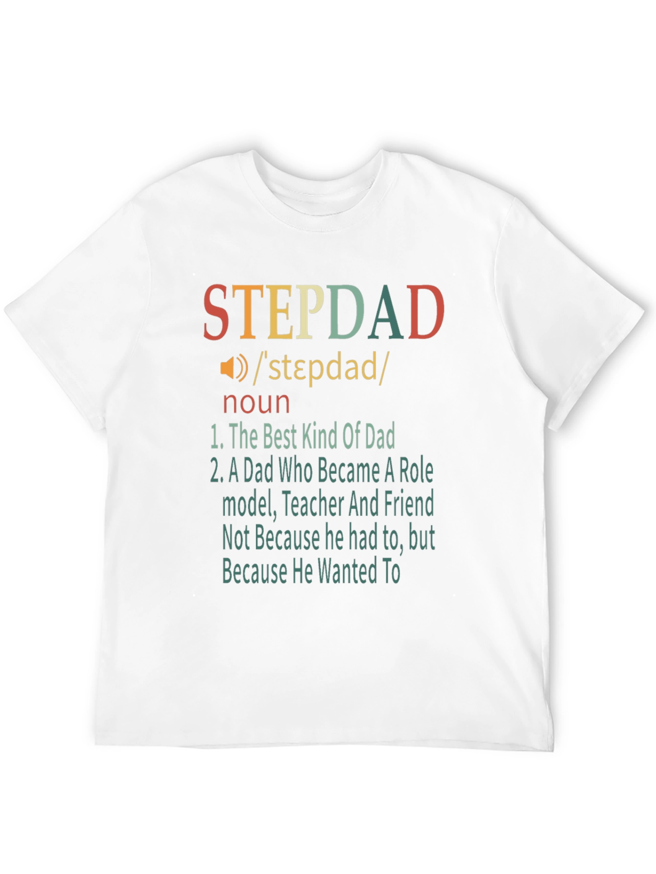 Stepdad Definition T-Shirt - Best Kind of Dad!