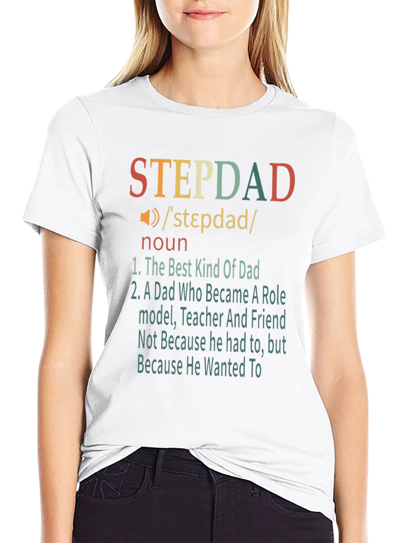 Stepdad Definition T-Shirt - Best Kind of Dad!