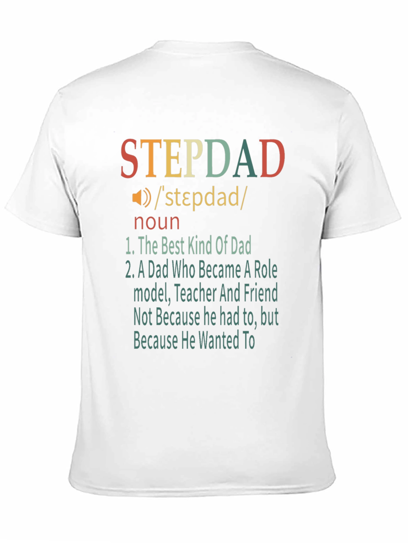 Stepdad Definition T-Shirt - Best Kind of Dad!