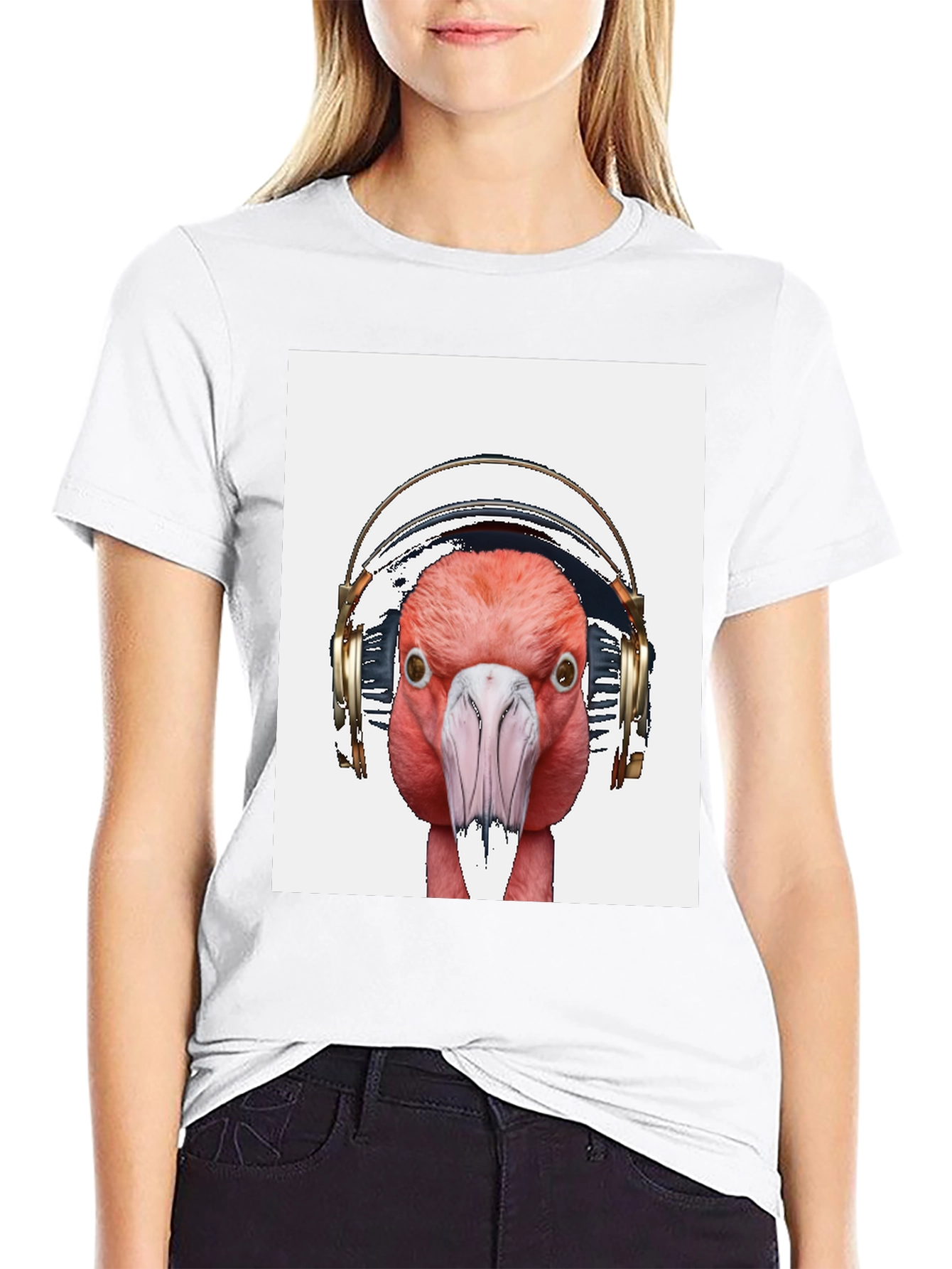 Flamingo DJ T-Shirt