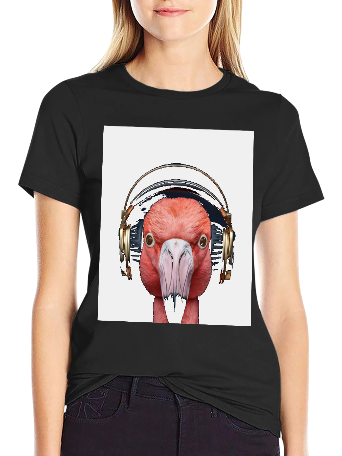 Flamingo DJ T-Shirt