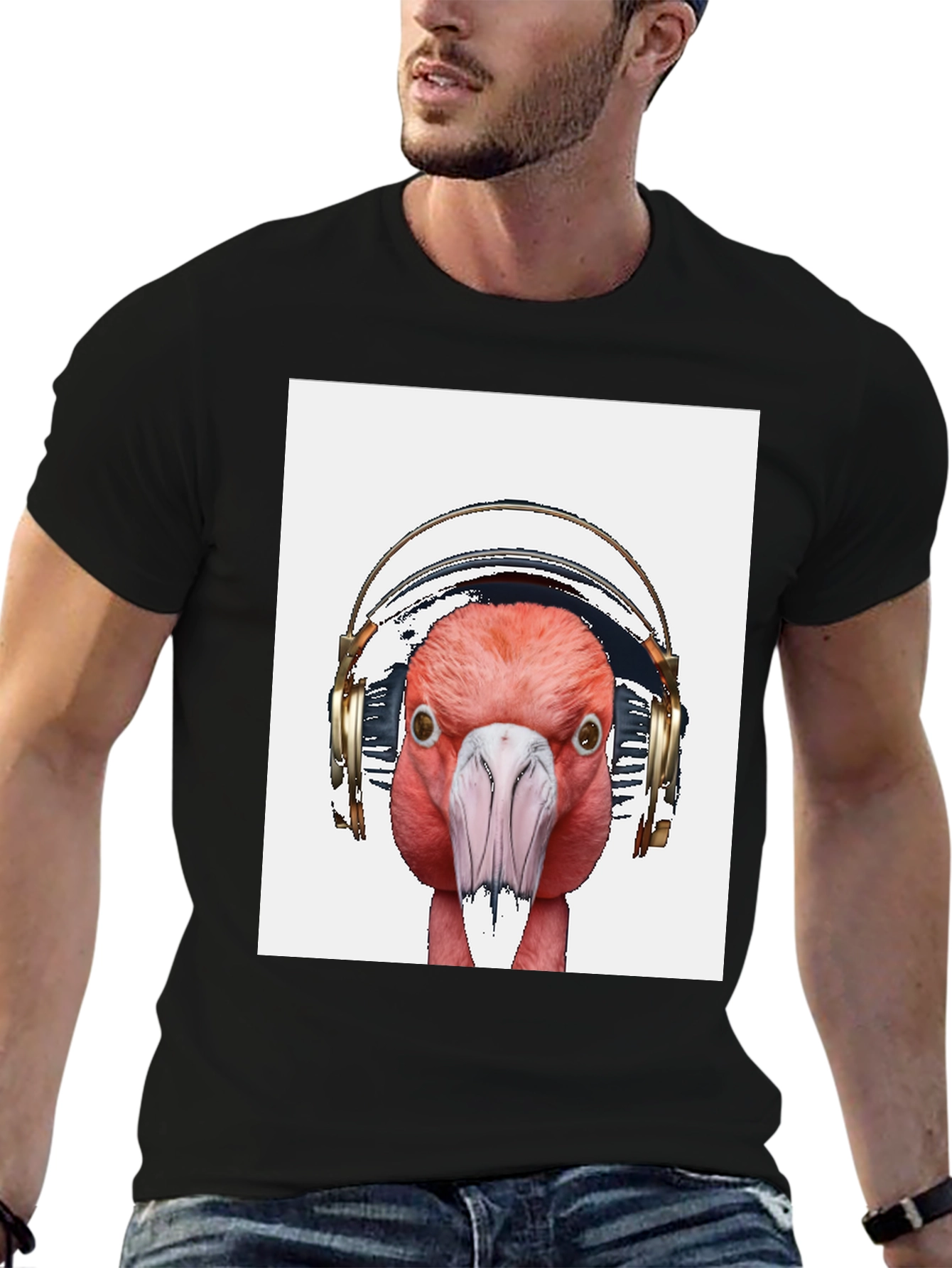 Flamingo DJ T-Shirt
