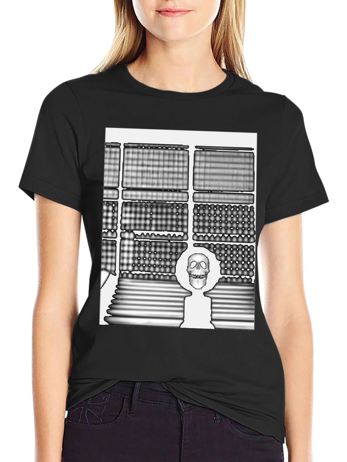 Skull Art Black Tee