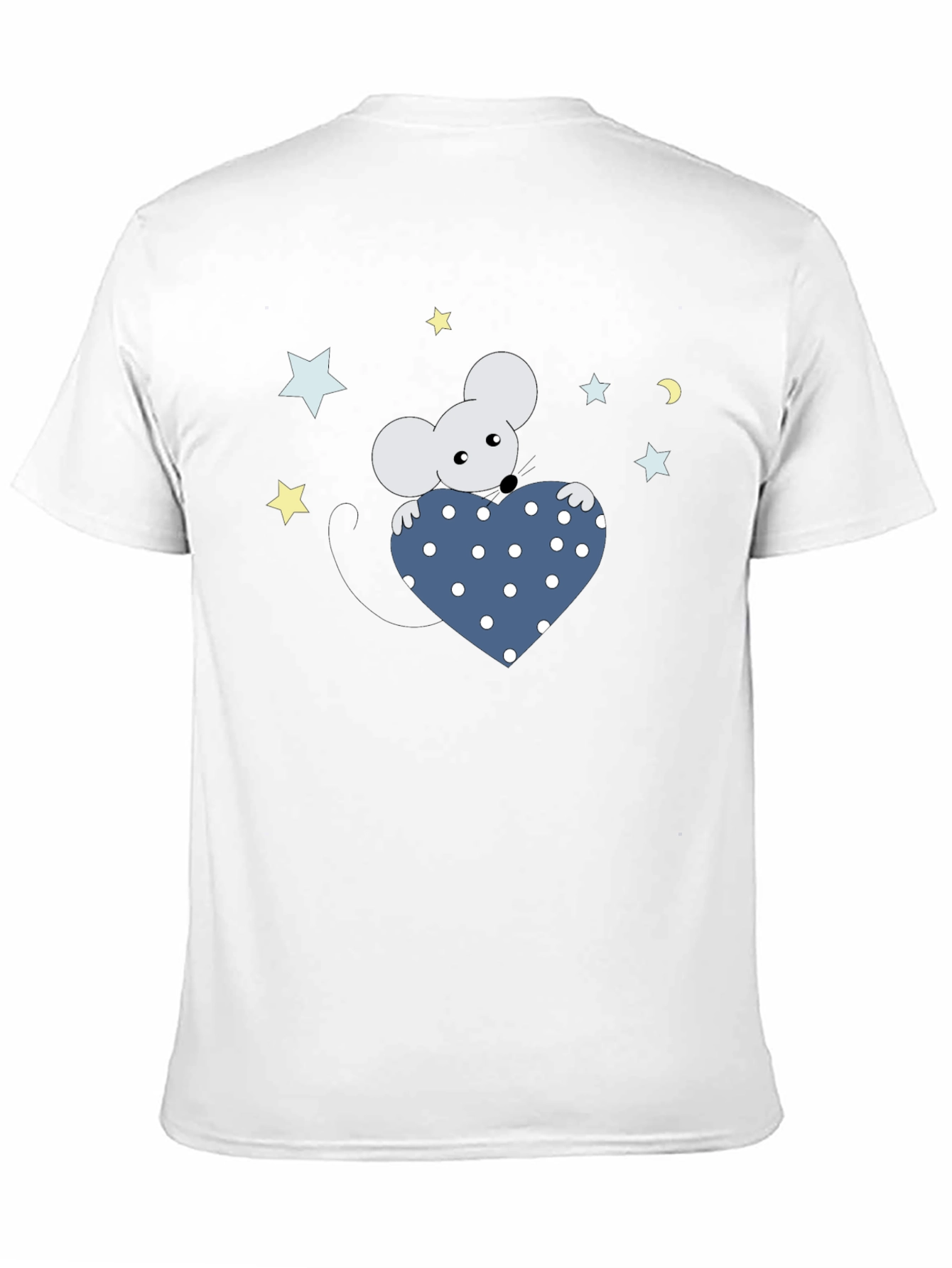 Cute Mouse Holding Heart T-Shirt