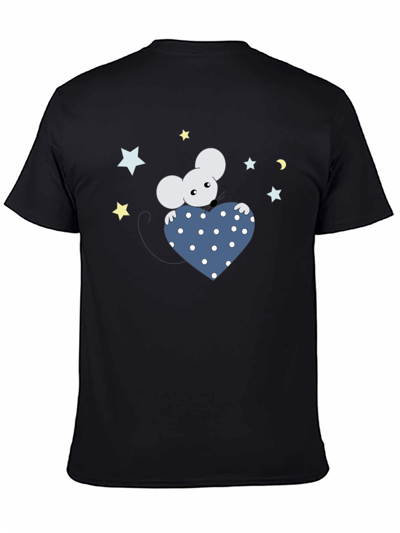 Cute Mouse Holding Heart T-Shirt
