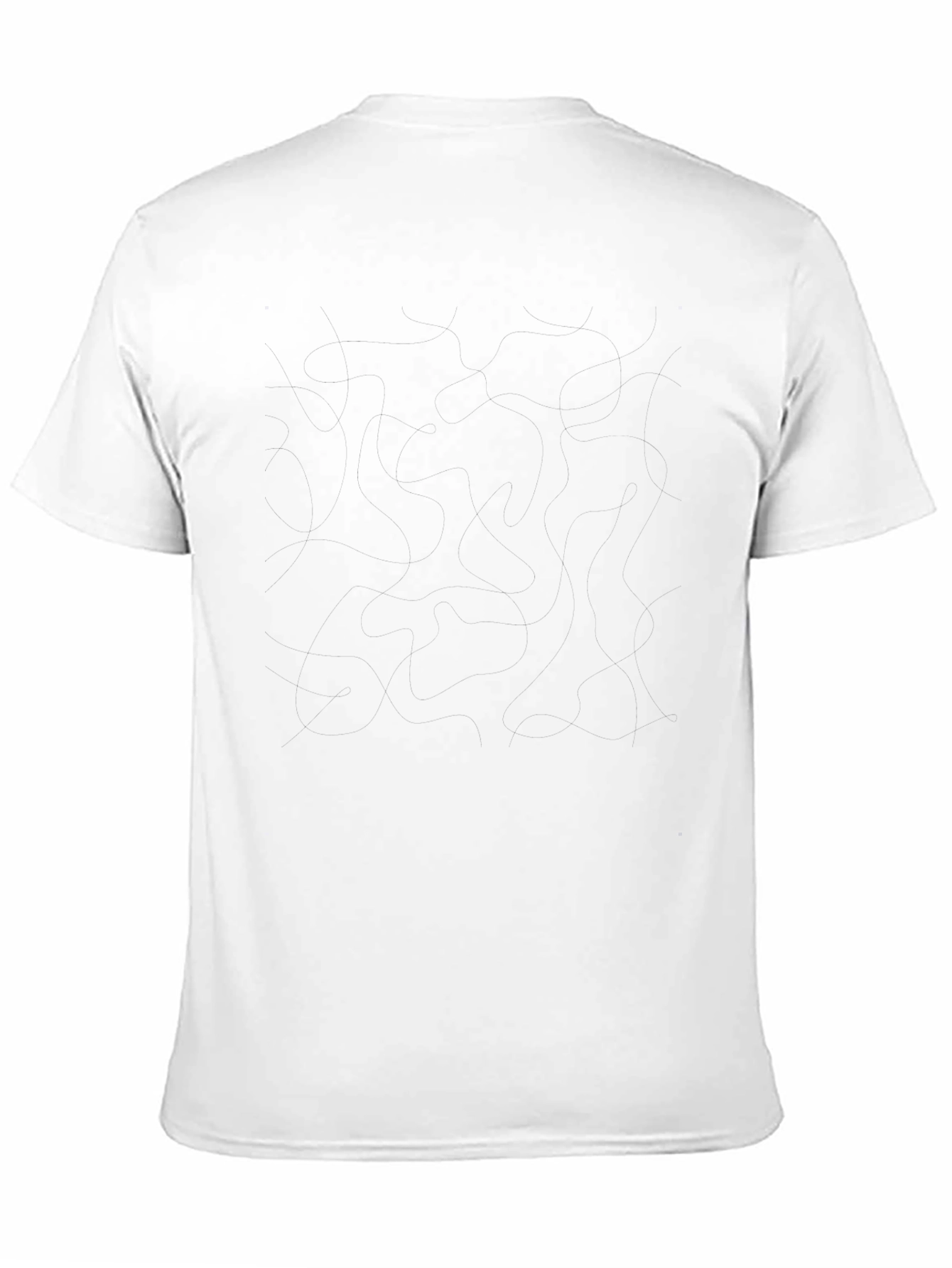 Mens Classic Black Crew Neck T-Shirt