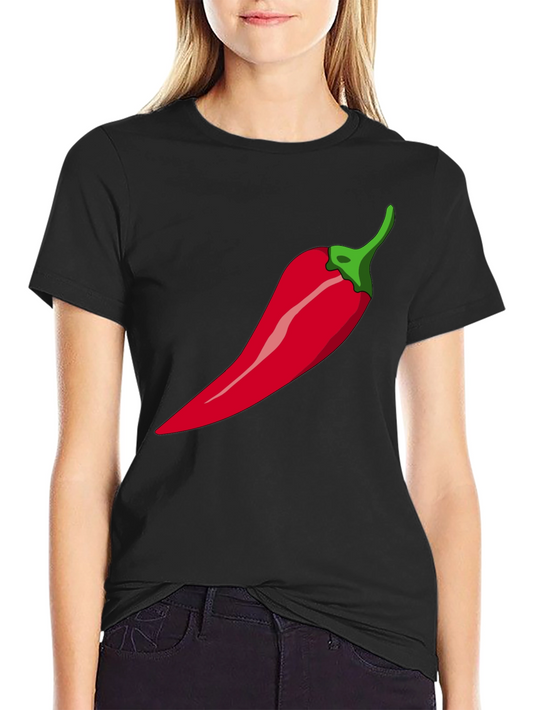 Chili Pepper Graphic T-Shirt - Spicy Style!