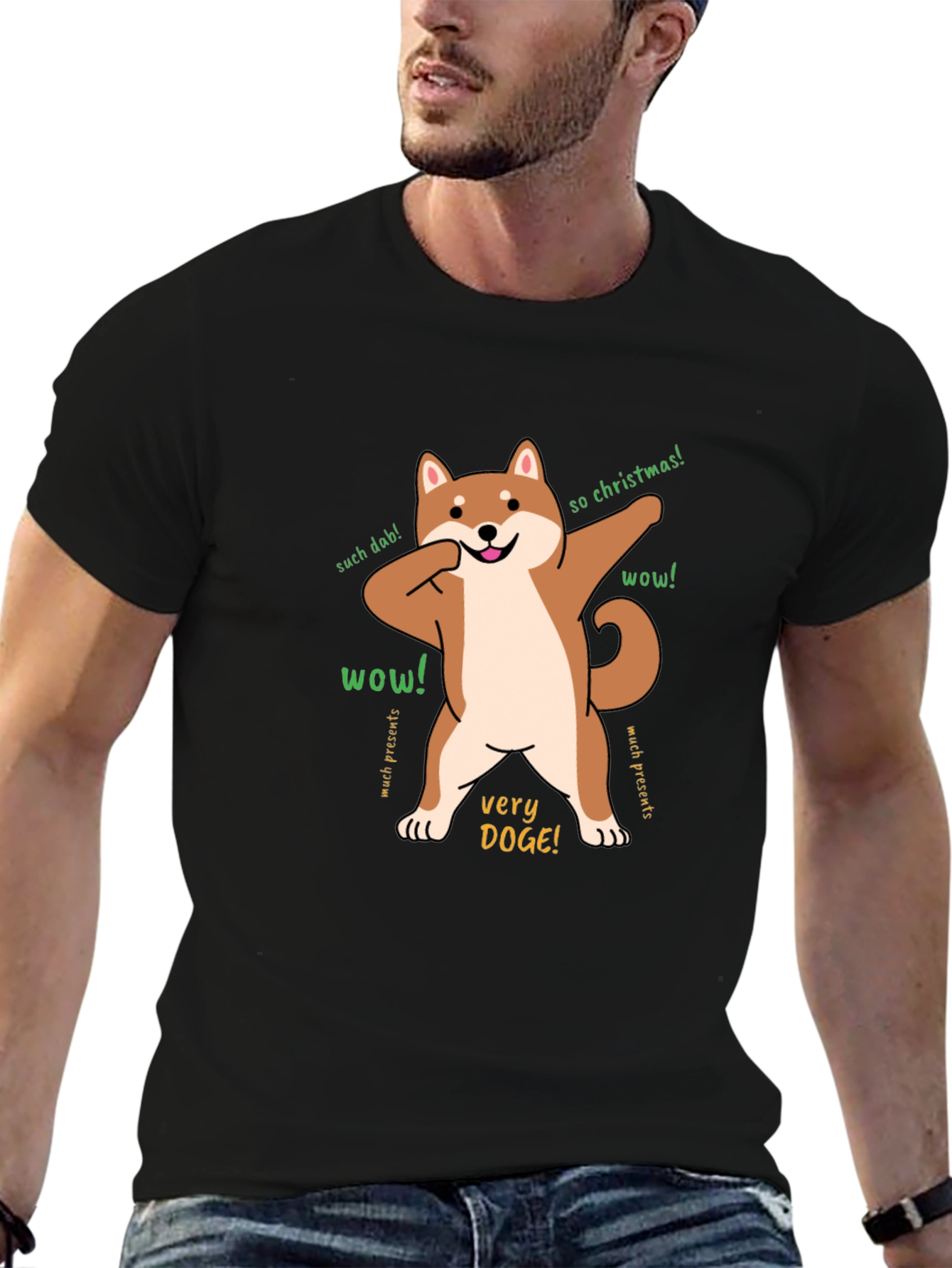 Doge Christmas T-Shirt - Much Wow!