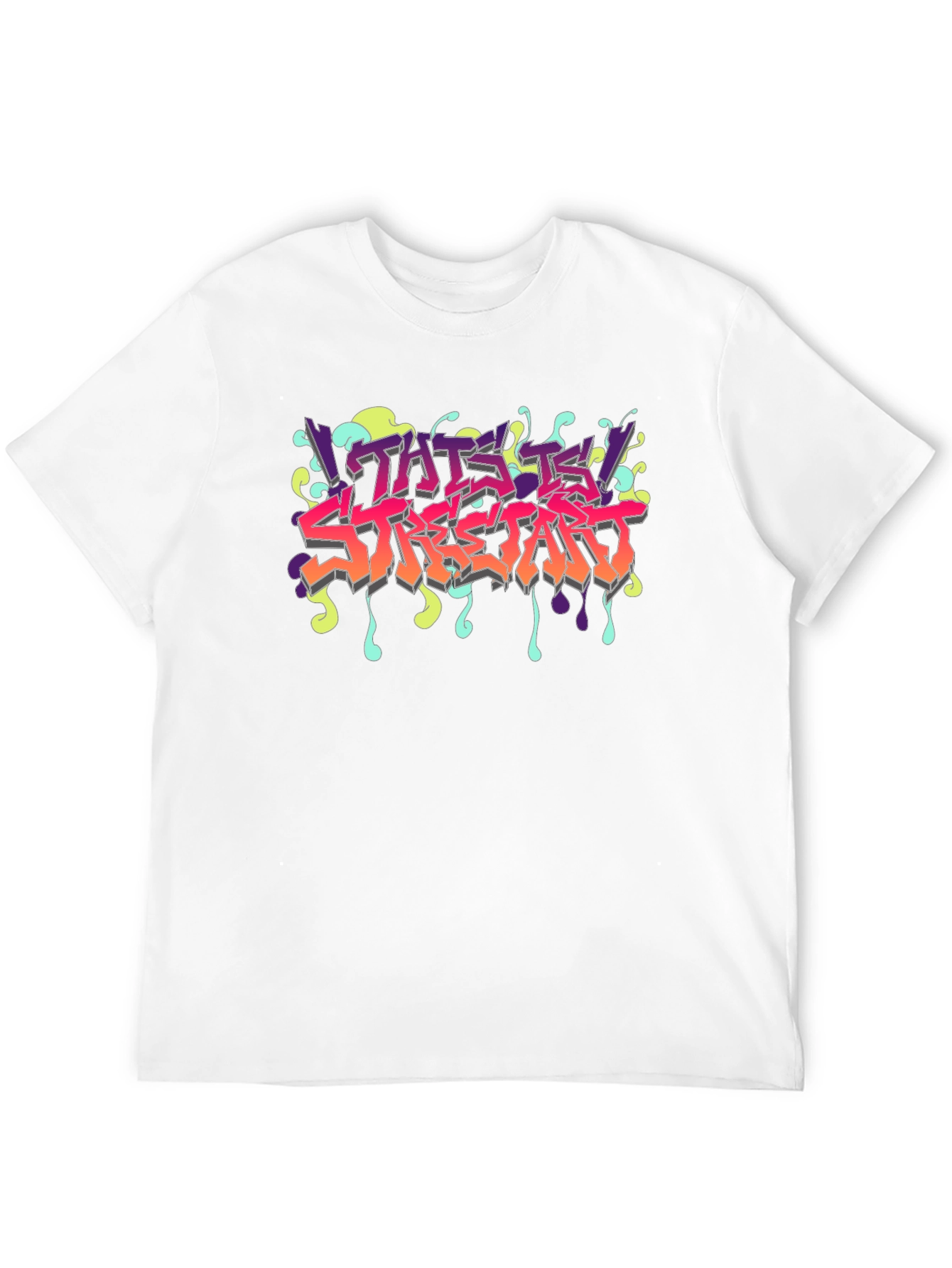 This Is Streetart Black Graphic Tee