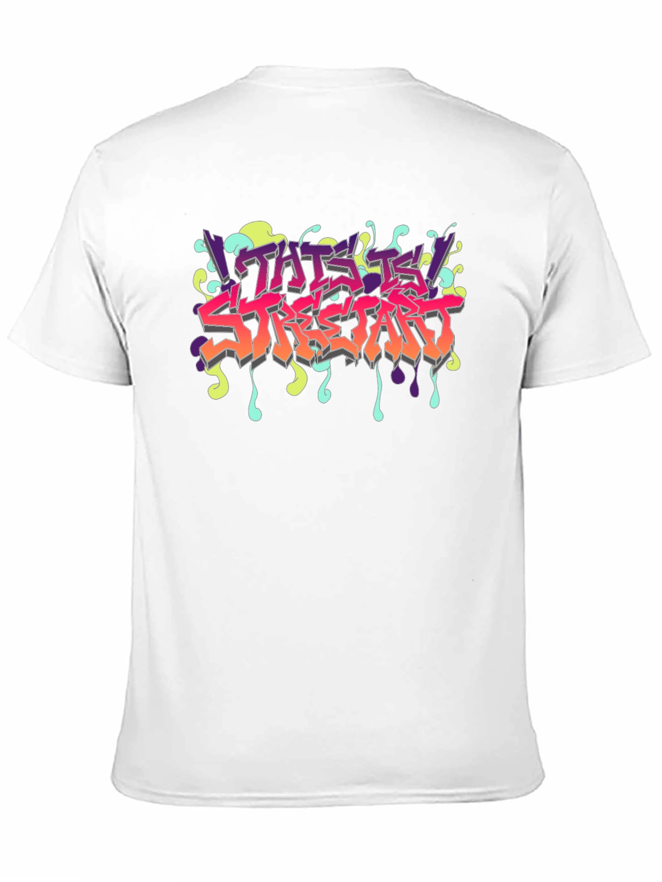 This Is Streetart Black Graphic Tee