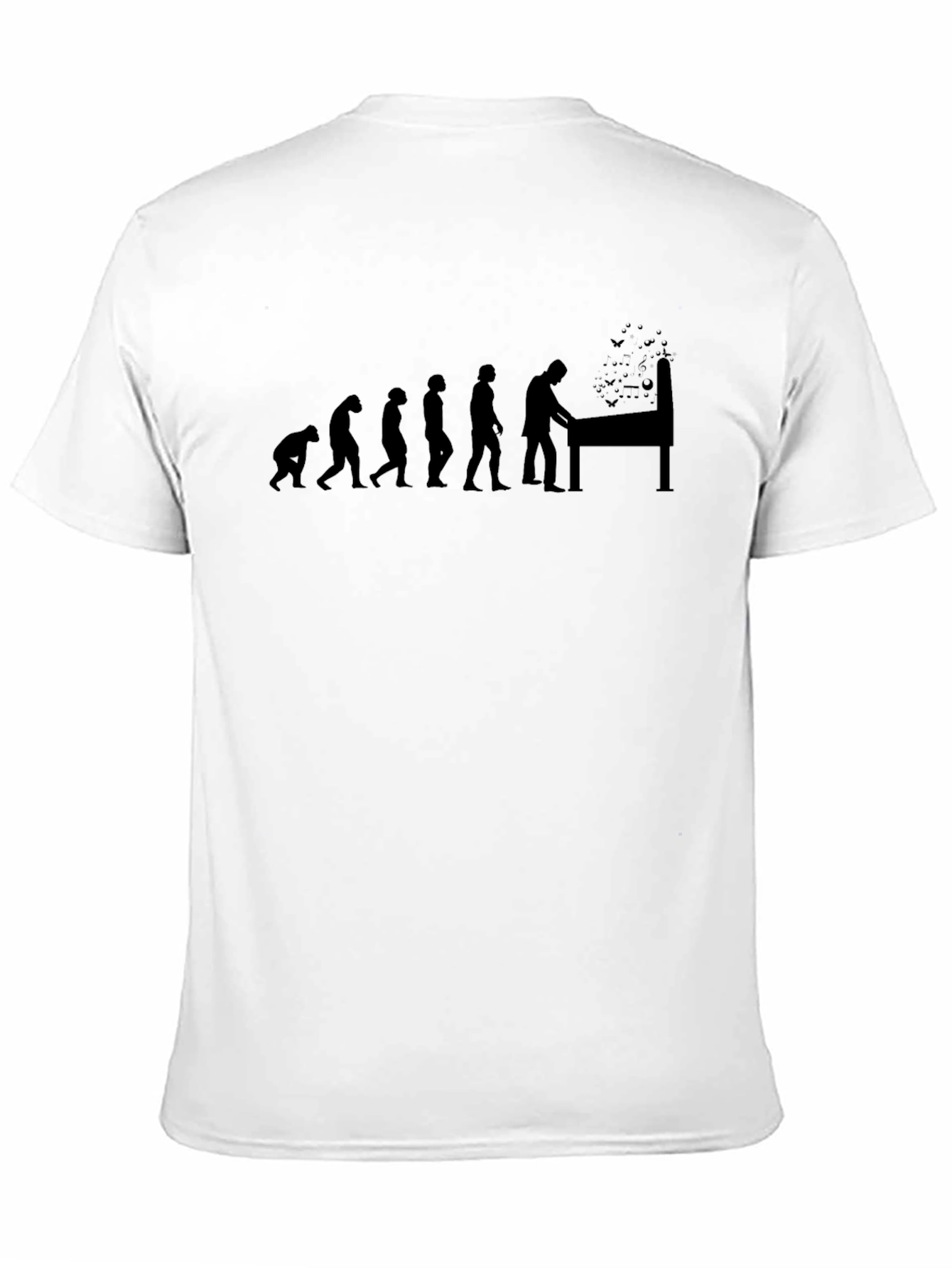 Evolution of Pinball Black T-Shirt