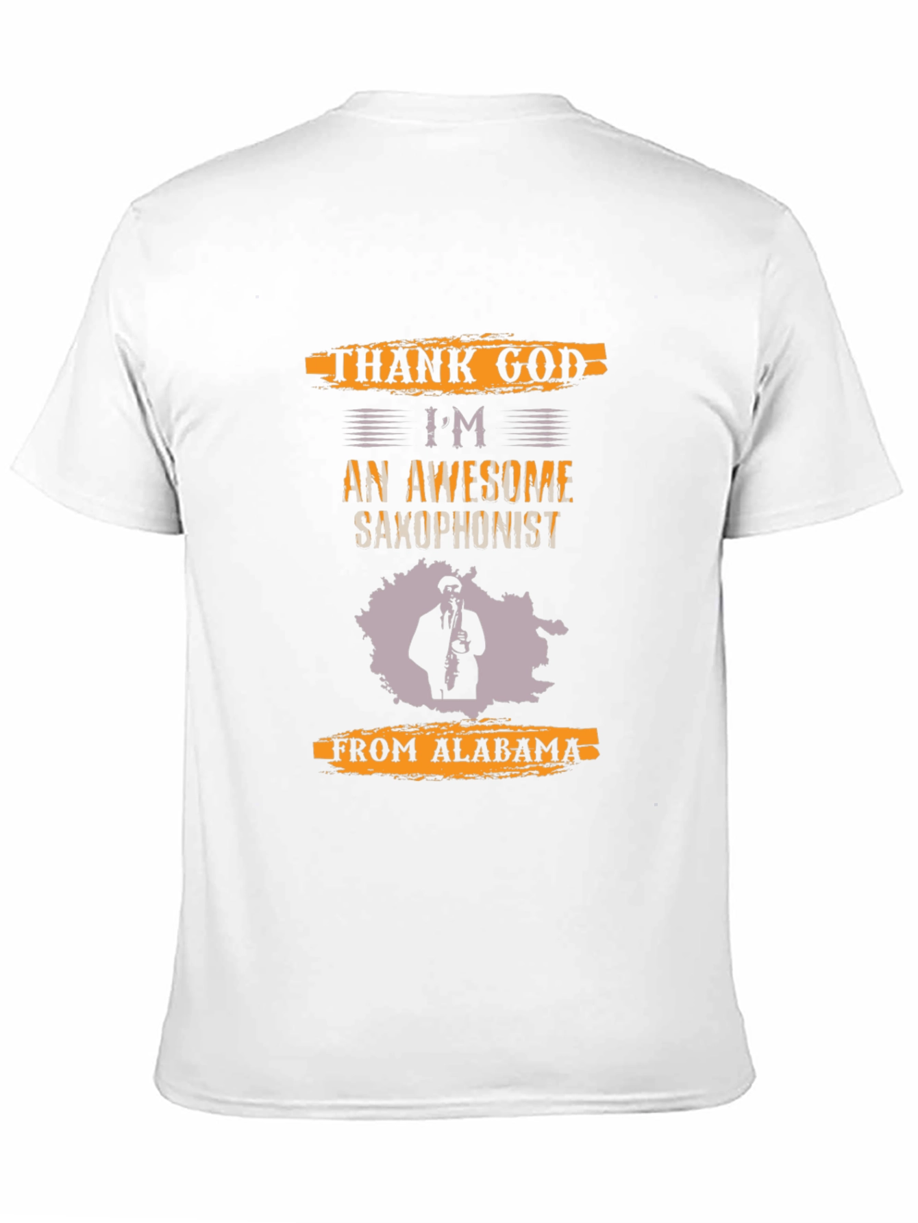 Saxophonist Alabama T-Shirt - Black
