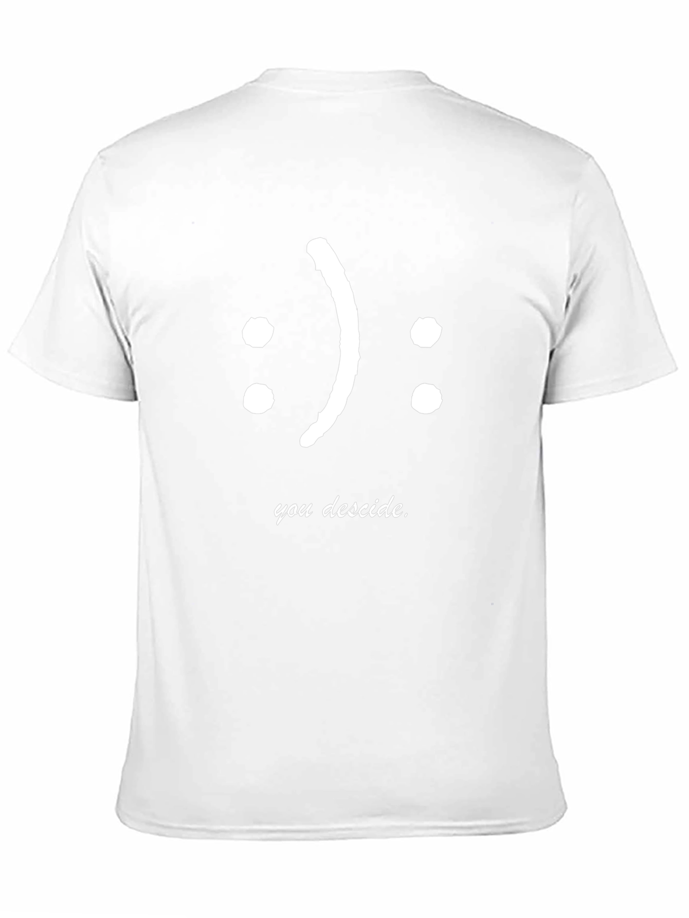 You Decide T-Shirt - Black Casual Graphic Tee