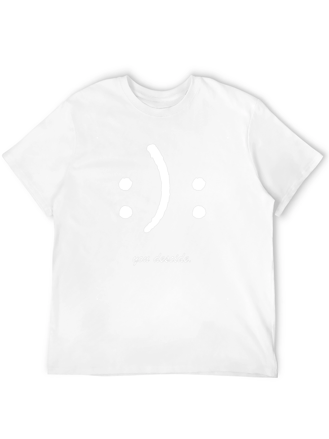You Decide T-Shirt - Black Casual Graphic Tee
