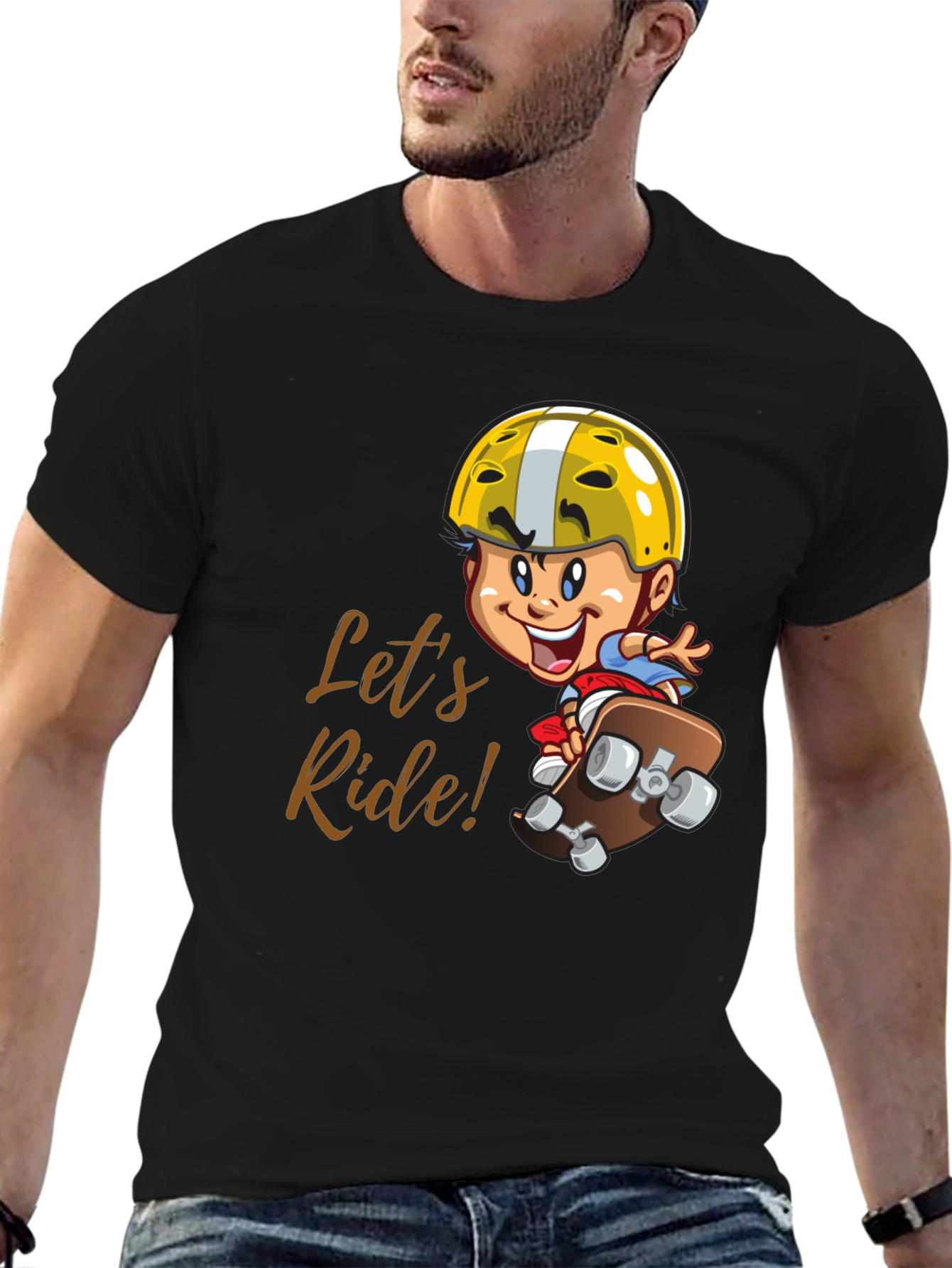 Lets Ride Skateboard T-Shirt