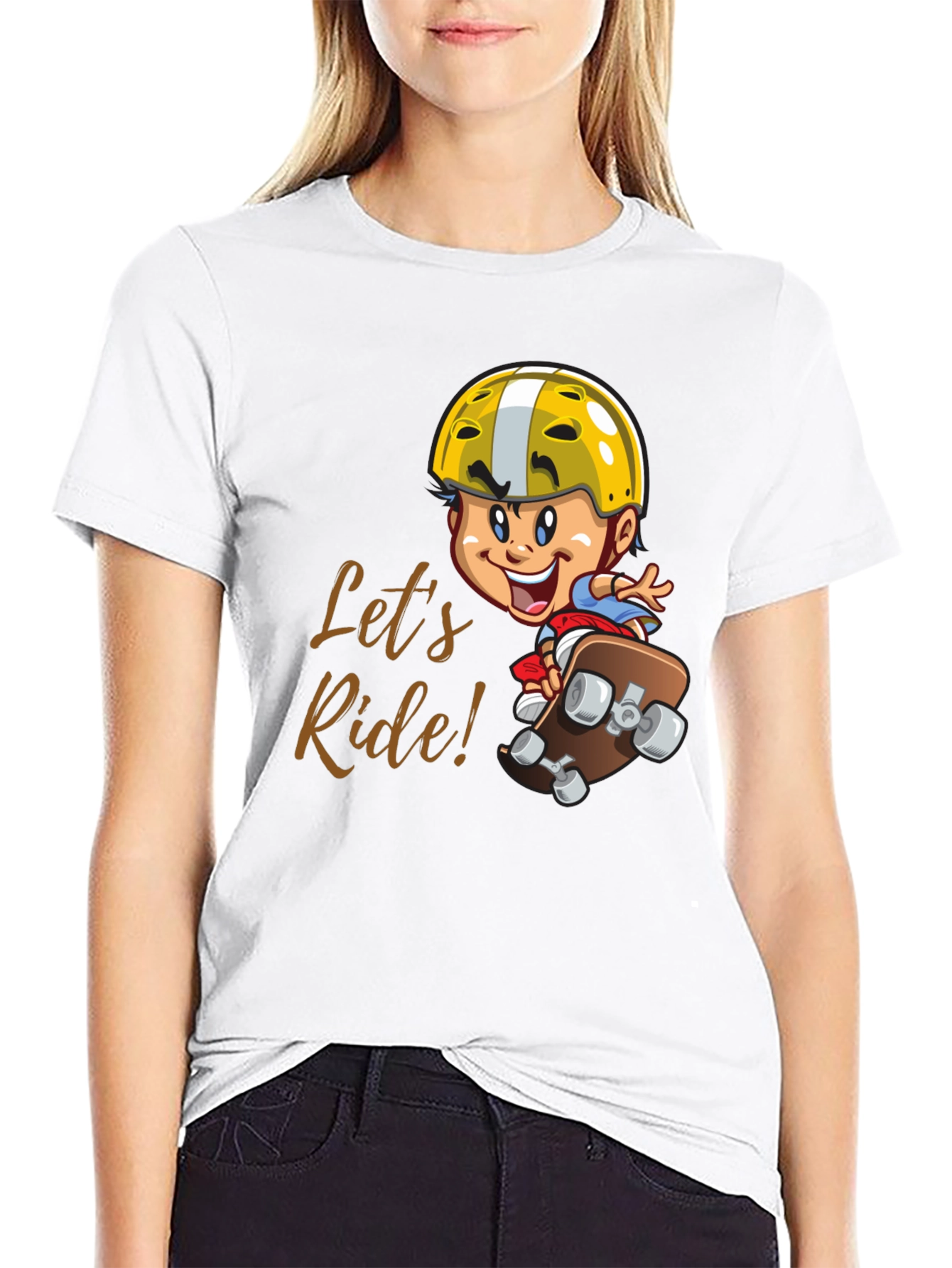 Lets Ride Skateboard T-Shirt