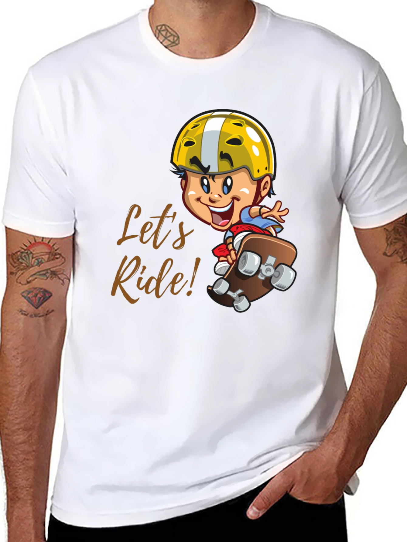 Lets Ride Skateboard T-Shirt